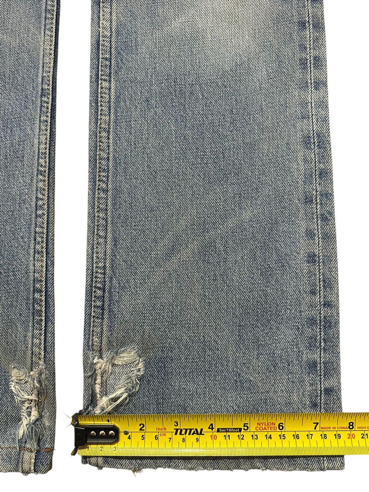 A.P.C. Vintage APC Blue Faded Wash Whisker Distress Style Jeans Size 26" / US 2 / IT 38 - 17 Thumbnail