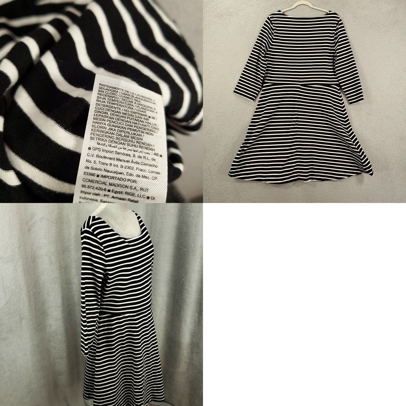 Old Navy Old Navy Womens Dress Size XL Striped Stretch Classic Nautical Pullover Comfort Size XL / US 12-14 / IT 48-50 - 8 Thumbnail