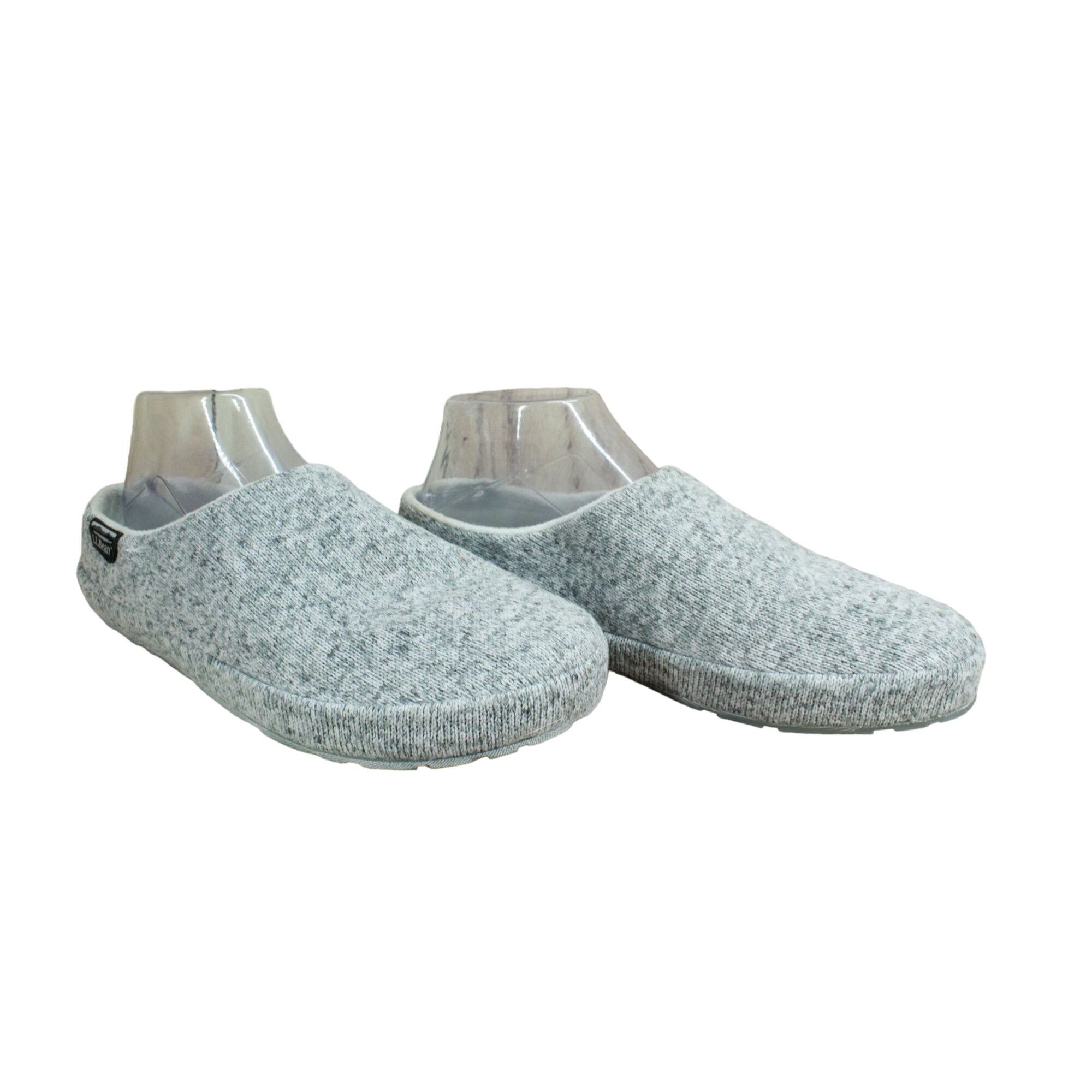 L.L. Bean LL Bean Women's Sweater Knit Fleece Slipper Scuff Heather Size US 9 / IT 39 - 4 Thumbnail