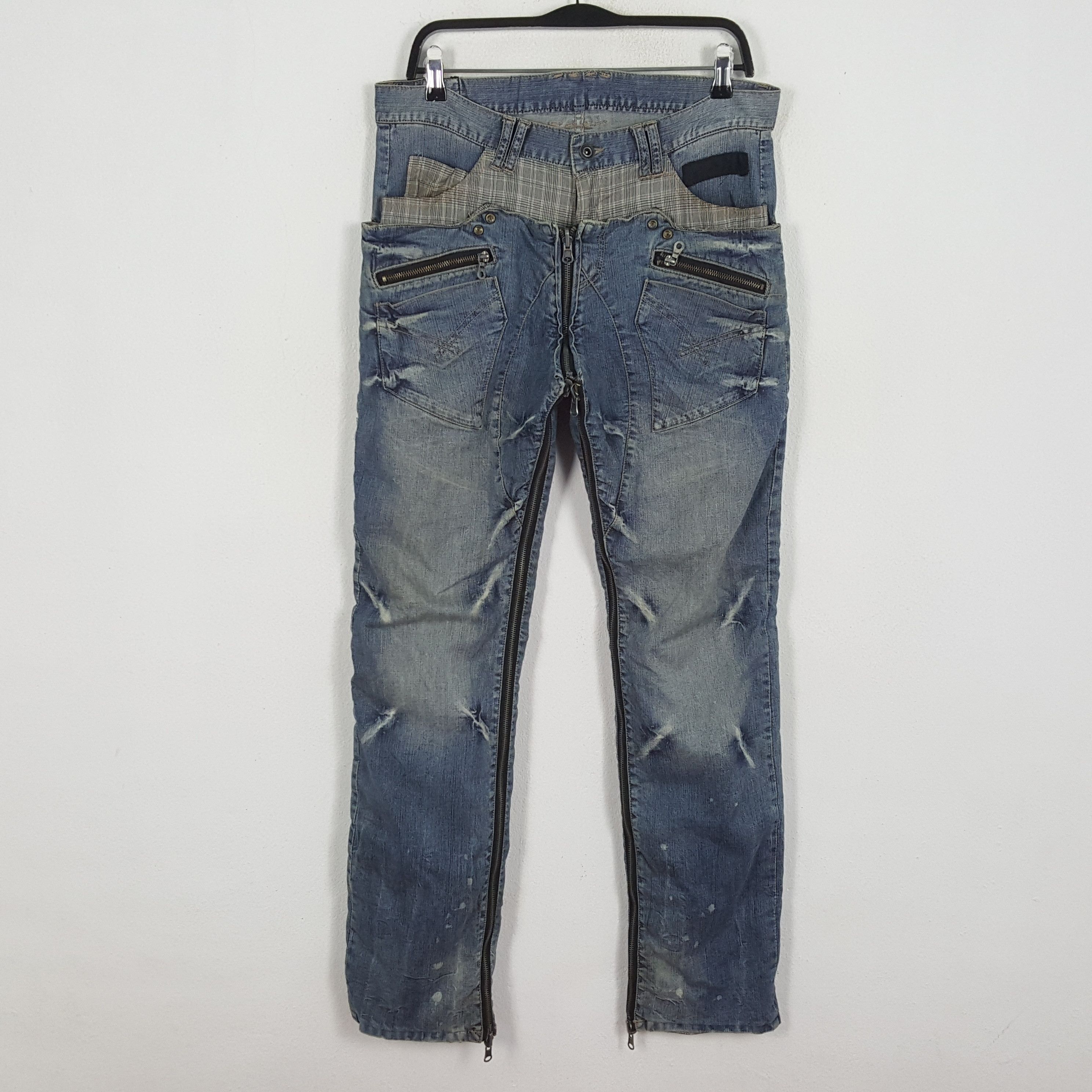 Japanese Brand × PPFM PPFM ANARCHY 2 Design Style Fashion Rare Jeans Size US 34 / EU 50 - 4 Thumbnail