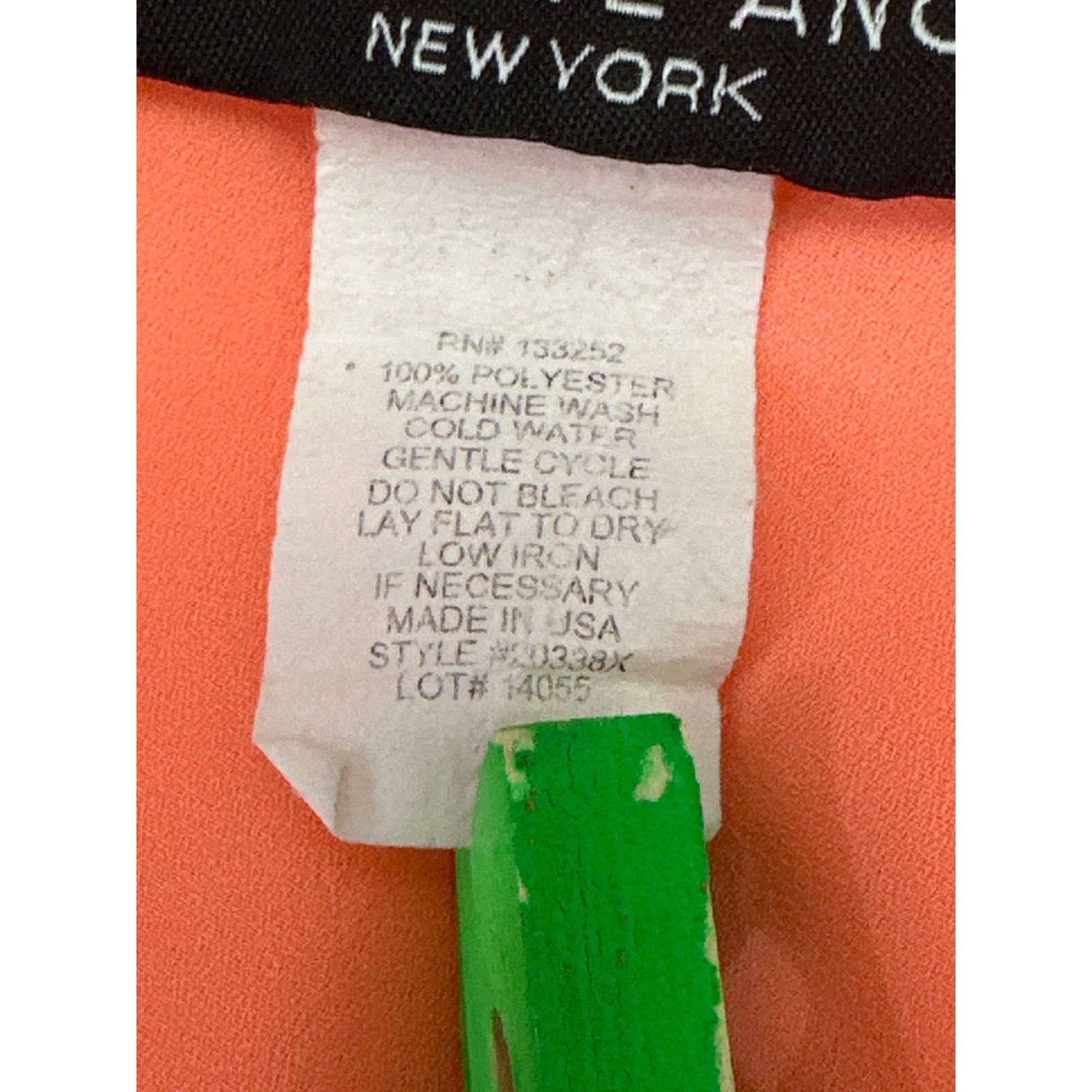 Other Absolute Angel New York Coral Sheer Blouse Medium Trendy Sty Size M / US 6-8 / IT 42-44 - 5 Thumbnail