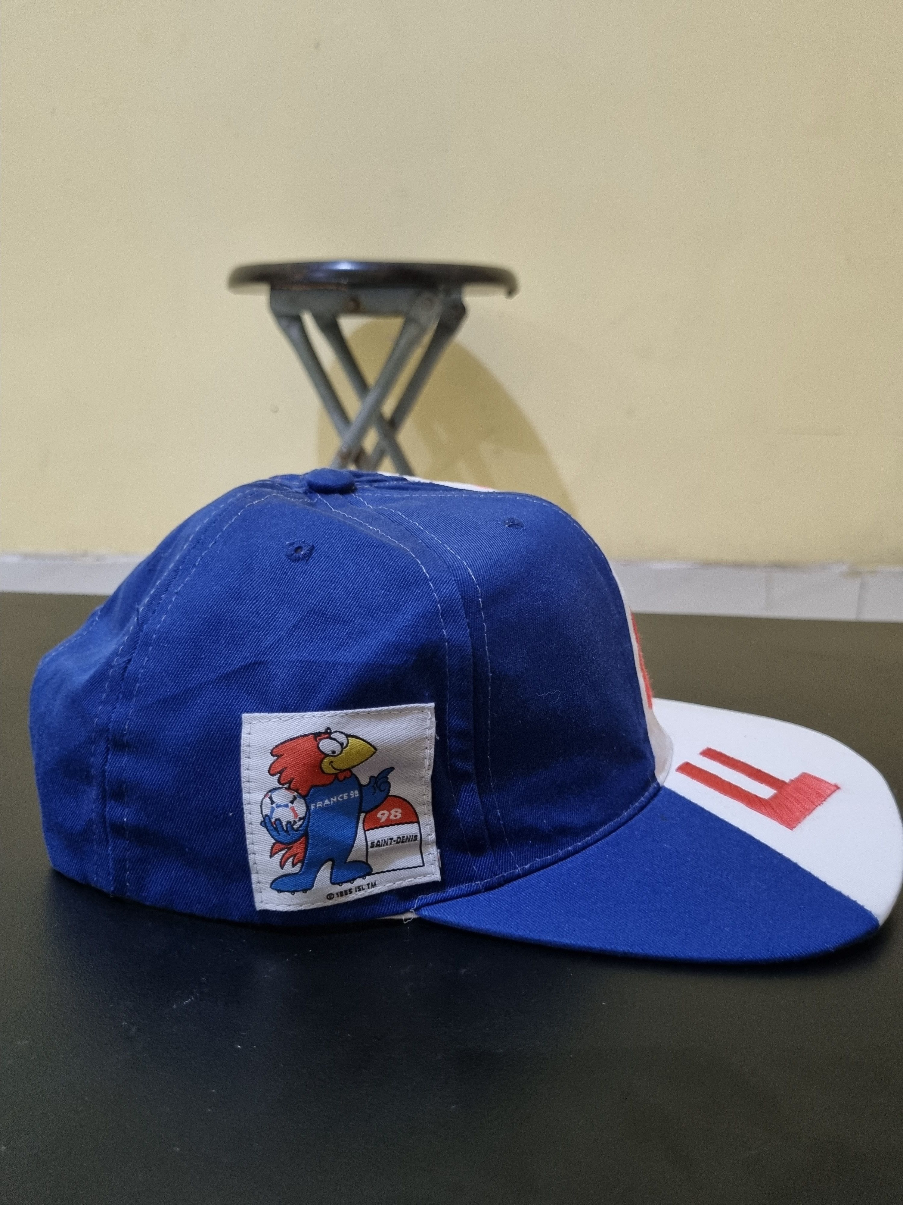 Vintage France World cup 98 hat Size ONE SIZE - 2 Thumbnail