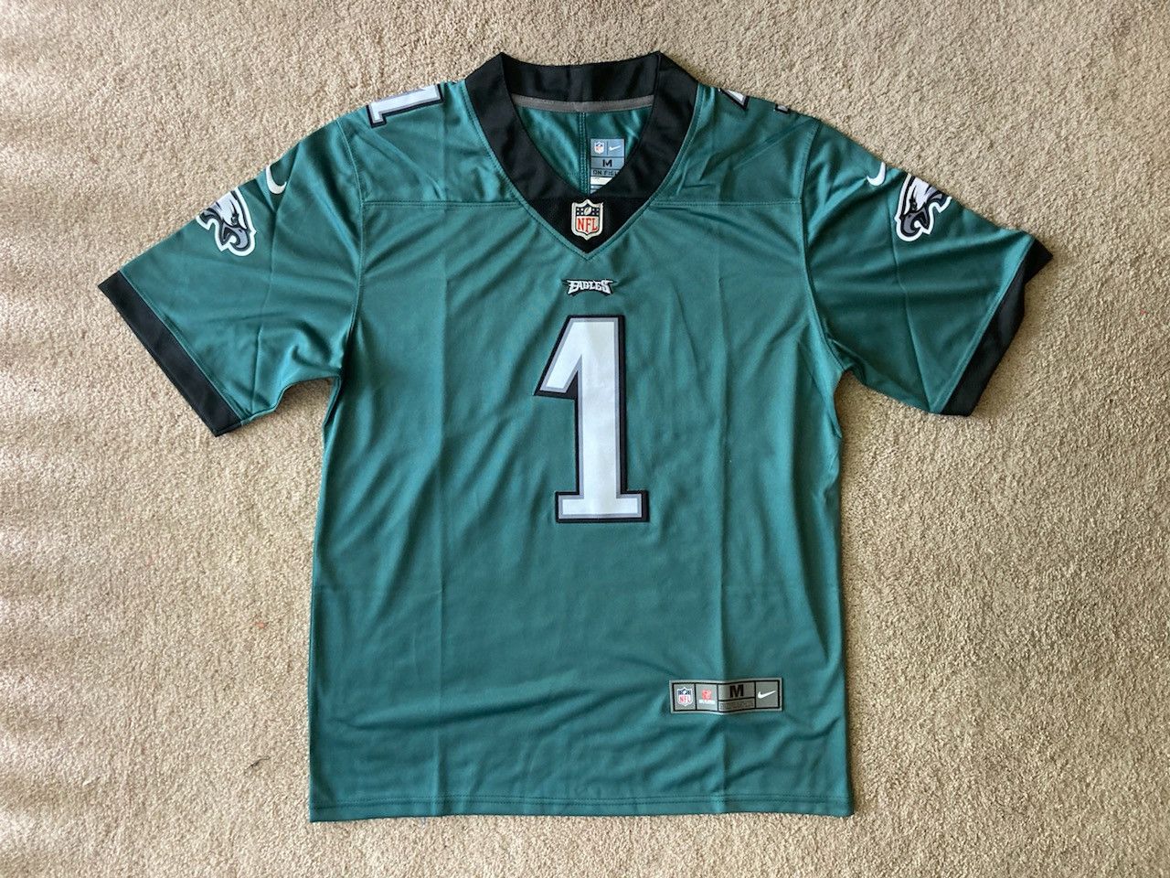 Nike Mens Stitched Nike Jersey - Jalen Hurts - Eagles - Size S Size US S / EU 44-46 / 1 - 1 Thumbnail