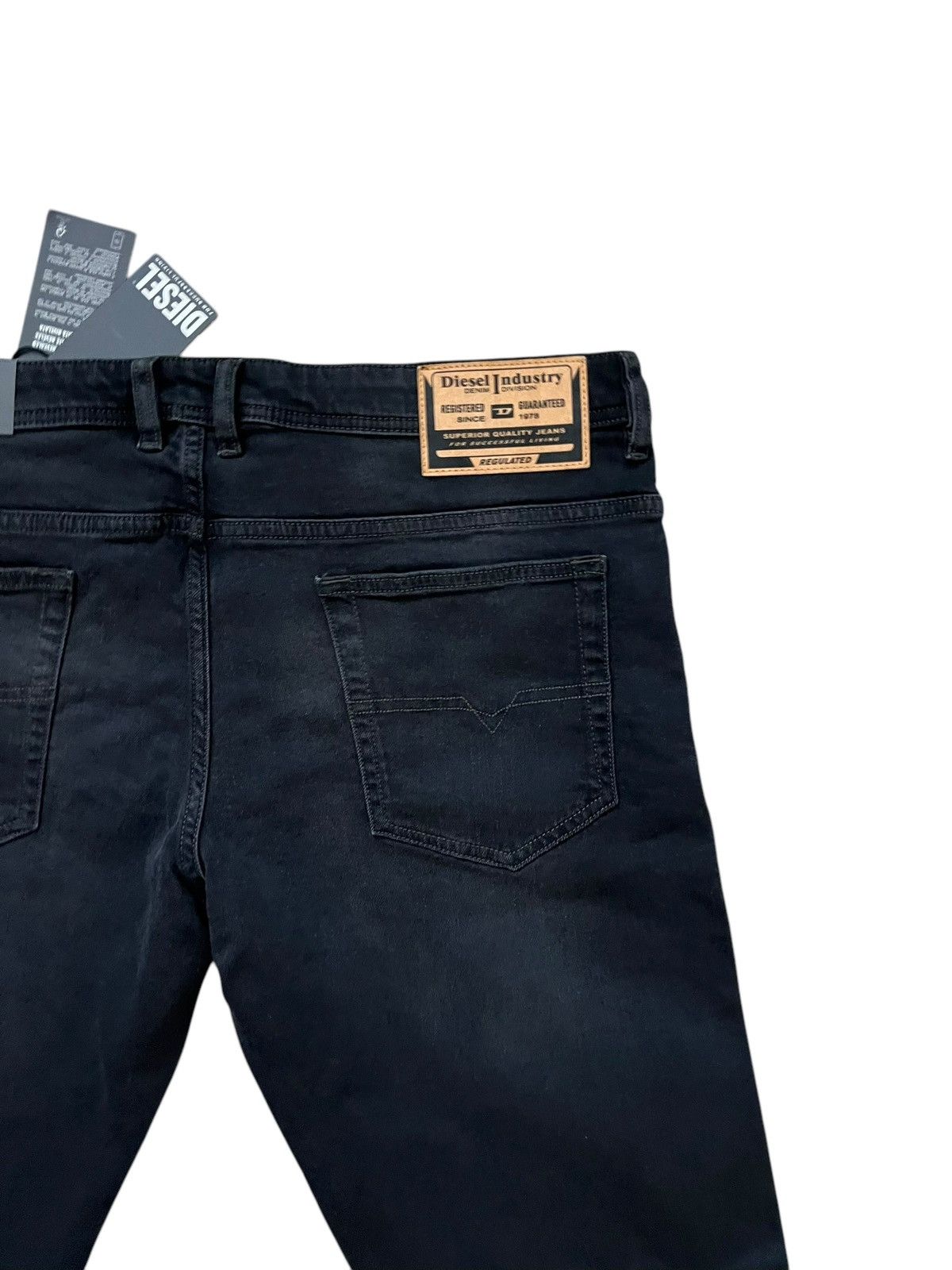 Diesel Diesel Mens Safado Straight Fit Jeans RM064 Black Size 38/32 Size US 38 / EU 54 - 6 Thumbnail