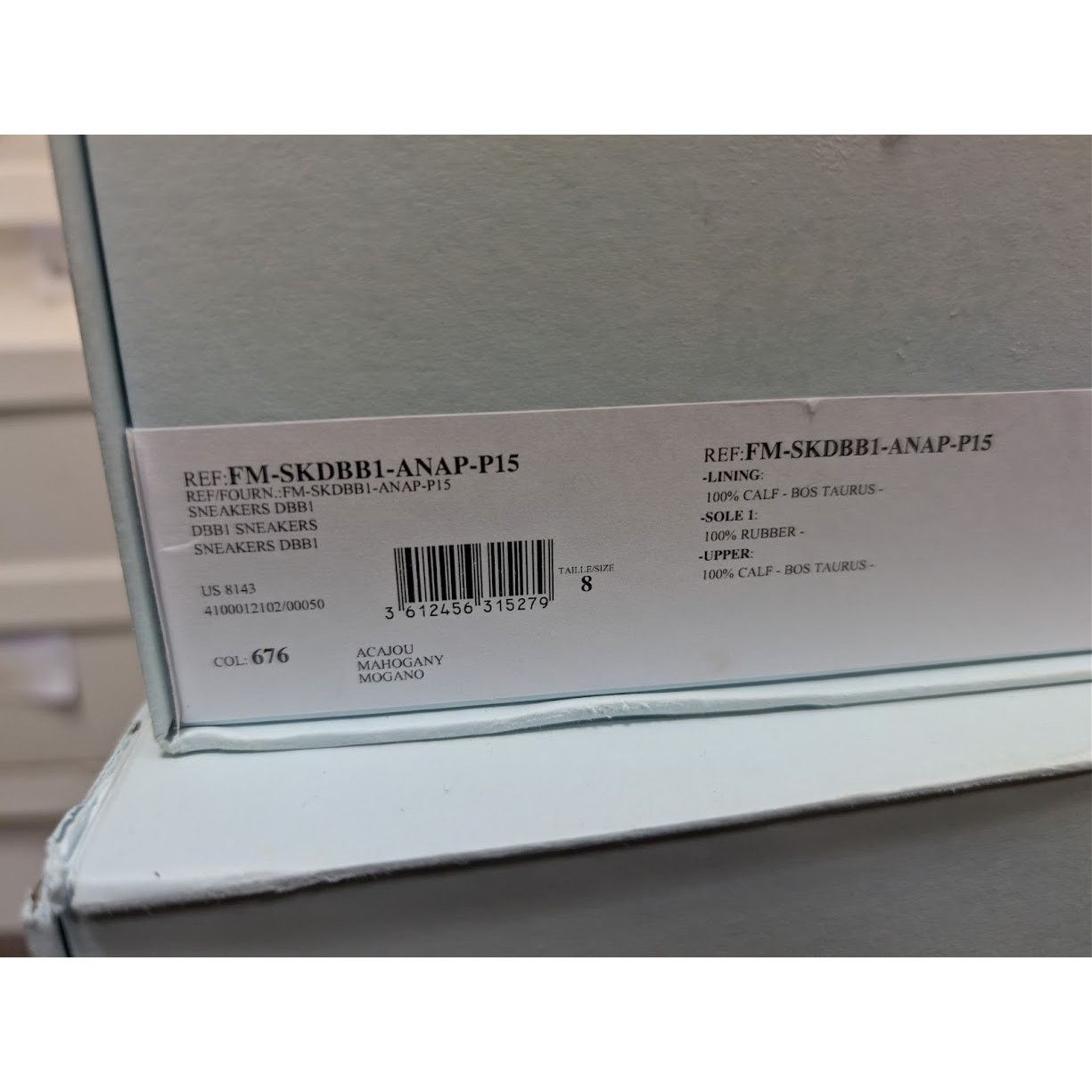 Lanvin o1rshd1 DBBI Sneakers in Mahogany Size US 9 / EU 42 - 24 Thumbnail