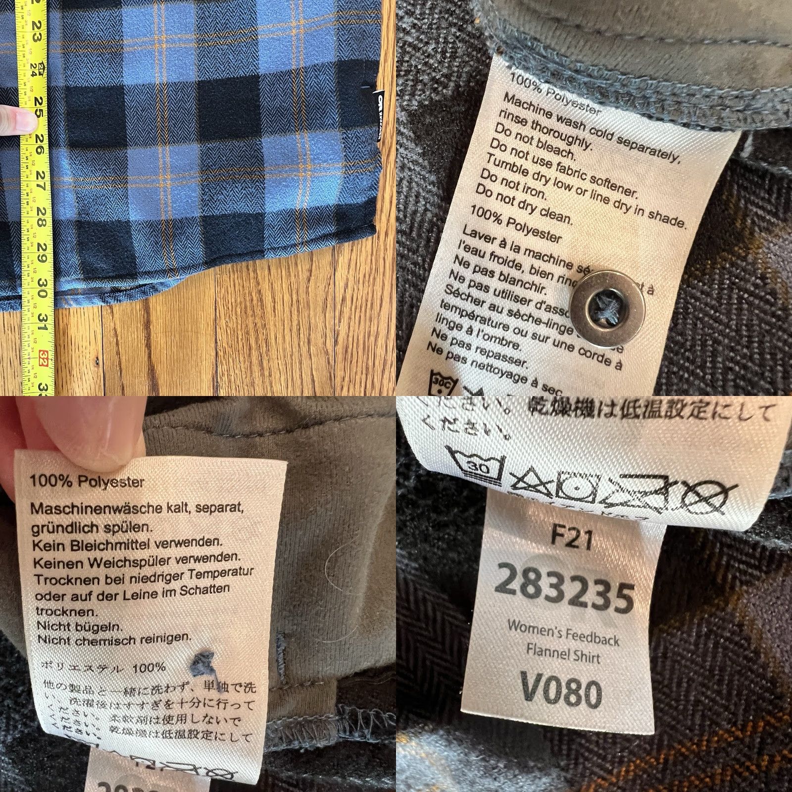 Outdoor Research Outdoor Research Shirt Women’s XL Button-Up Plaid Cotton Flannel Multicolor Long Sleeve Pocket Casual Workwear Fall Spring Summer Winter Size XL / US 12-14 / IT 48-50 - 9 Thumbnail