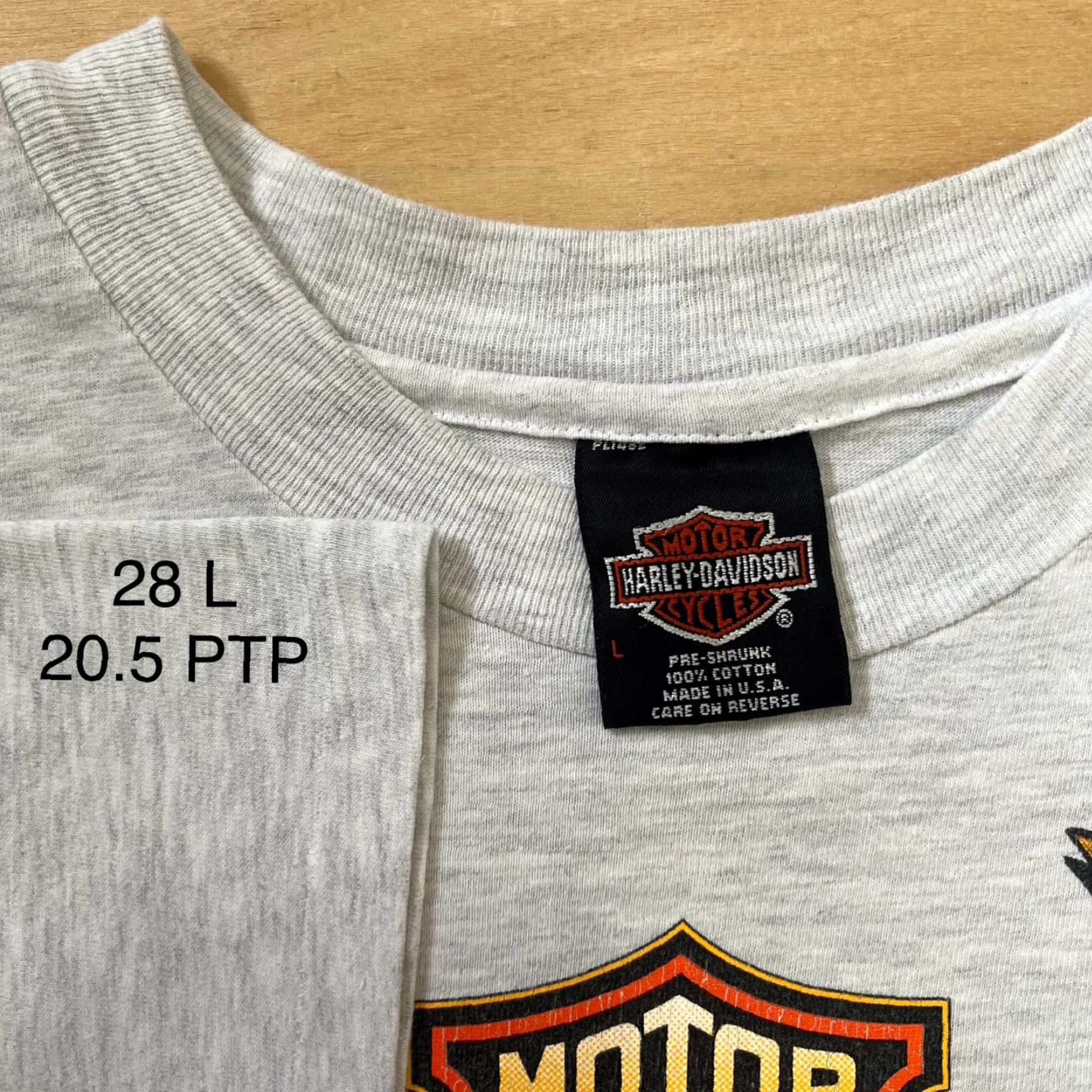 Harley Davidson VINTAGE Harley-Davidson Shirt L Gray 90s Final Assembly Plant Biker Eagle Art Shirt Mens 90s Harley-Davidson USA Cartoon Ice Age Logo Size US L / EU 52-54 / 3 - 5 Thumbnail