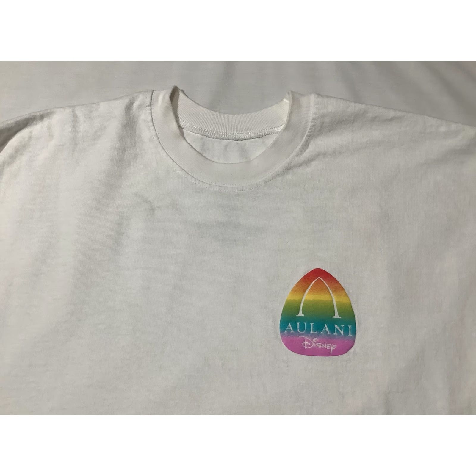 Disney Disney Shirt Womens M White Pride Aulani Aloha Spirit Jersey Rainbow Floral Mickey Mouse Size M / US 6-8 / IT 42-44 - 2 Thumbnail