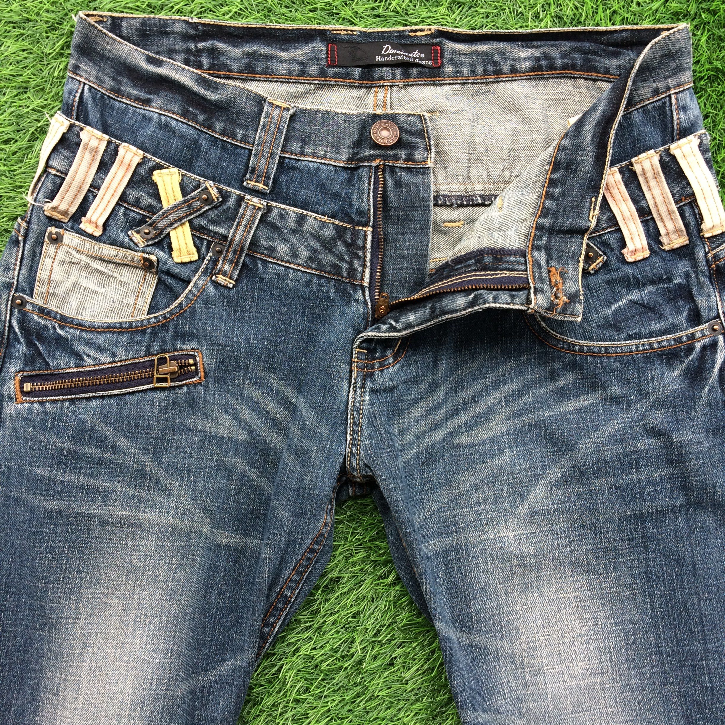 Japanese Brand Japanese Double Waist Denim Jeans Pants #D-867 Size US 30 / EU 46 - 3 Thumbnail