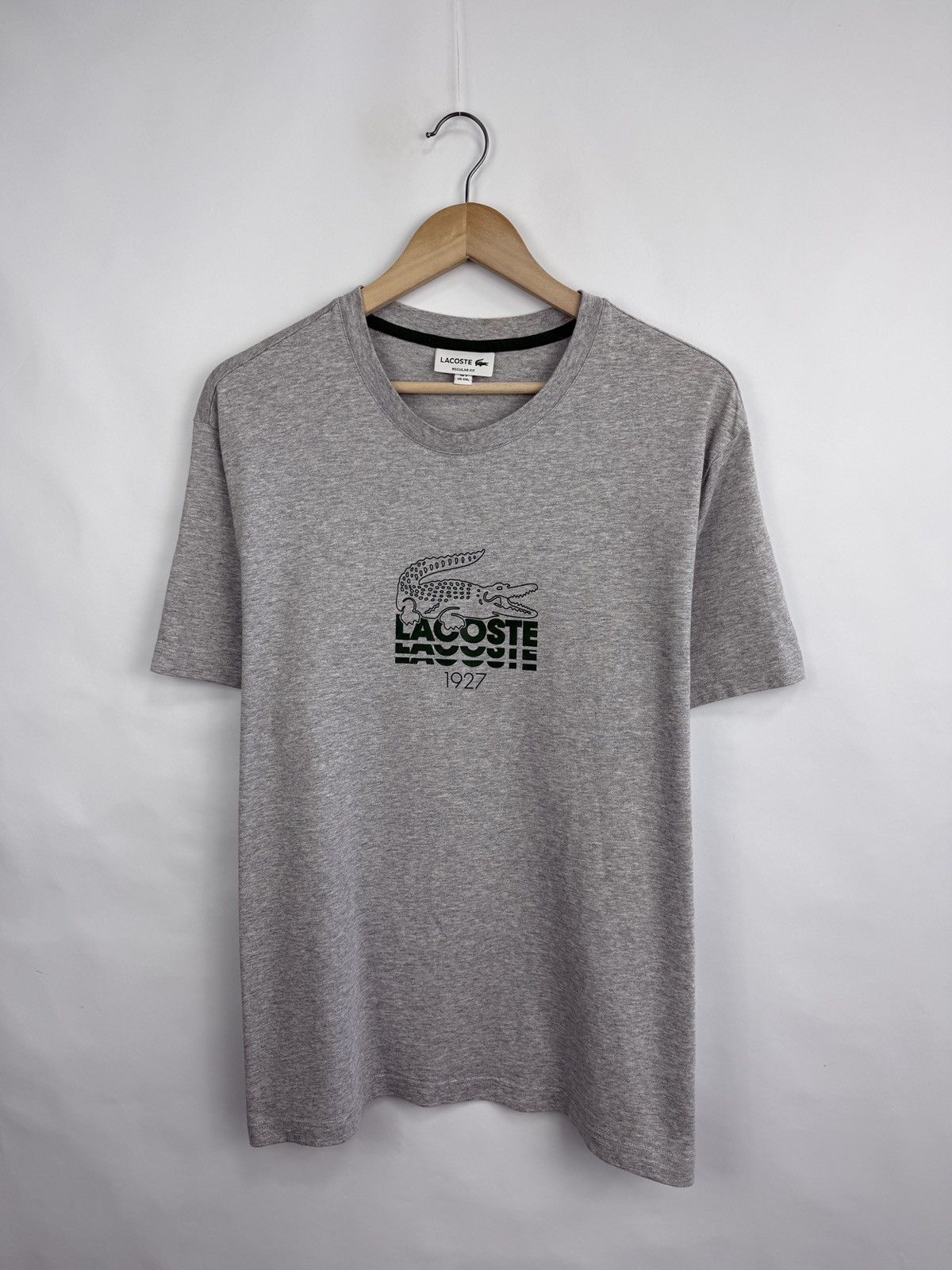Lacoste 🇫🇷 Lacoste Regular Fit T-Shirt Made in France Rare Size US XXL / EU 58 / 5 - 6 Thumbnail