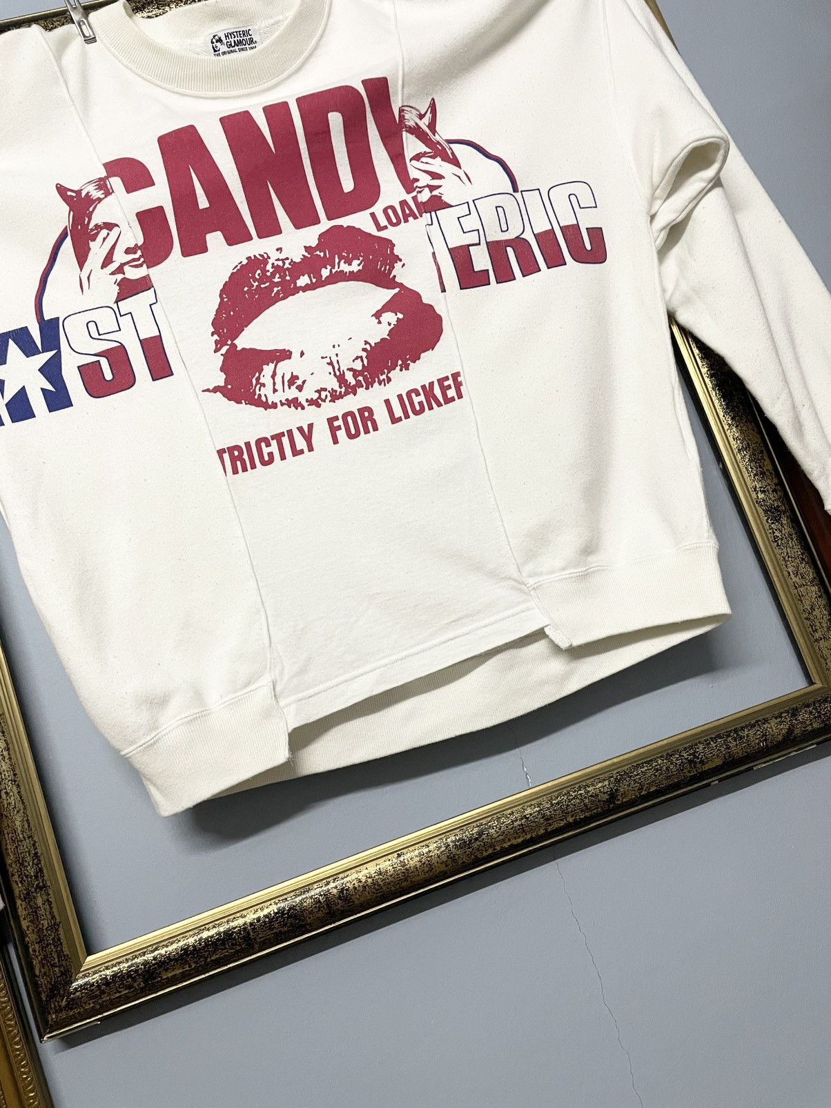 Hysteric Glamour Vintage Hysteric Glamour Candy Strickly Licker Rebuild Sweat Size US M / EU 48-50 / 2 - 6 Thumbnail