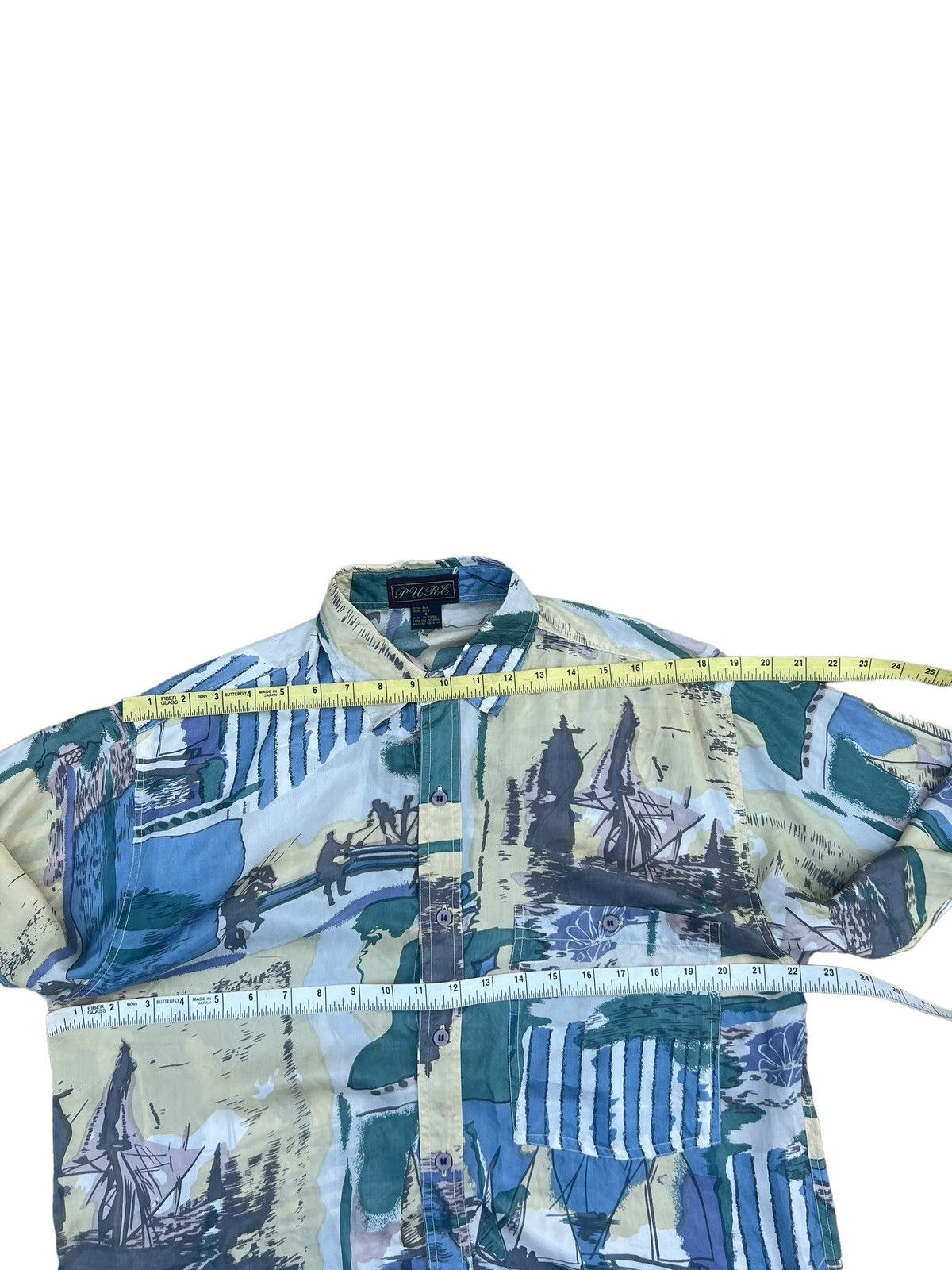 Vintage RARE! Vintage 90s PURE 100% Silk Oversized Hawaiian Shirt Size US M / EU 48-50 / 2 - 3 Thumbnail