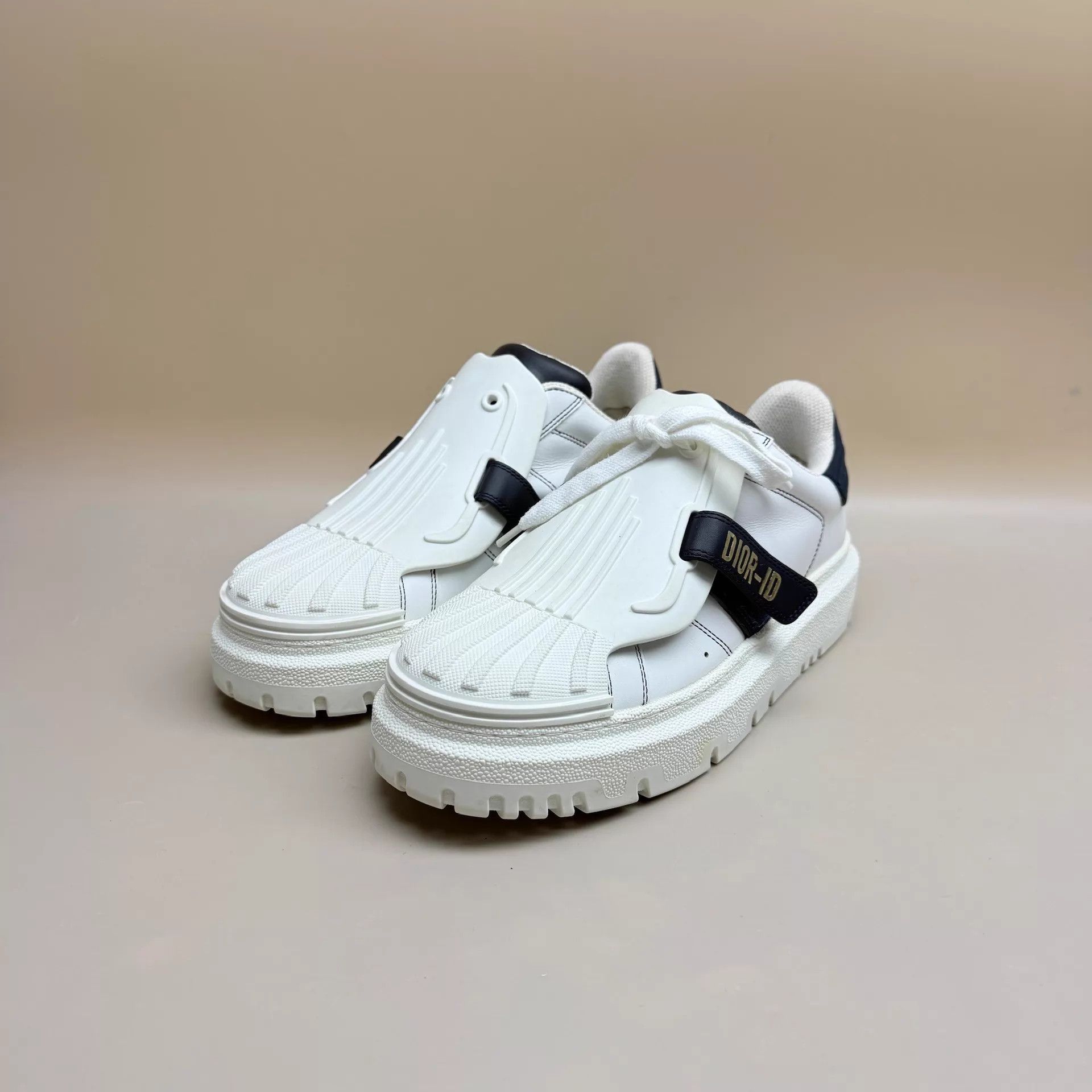 Dior Dior ID Black/White Shell Toe Sneakers 38.5 Size US 8 / IT 38 - 1 Thumbnail