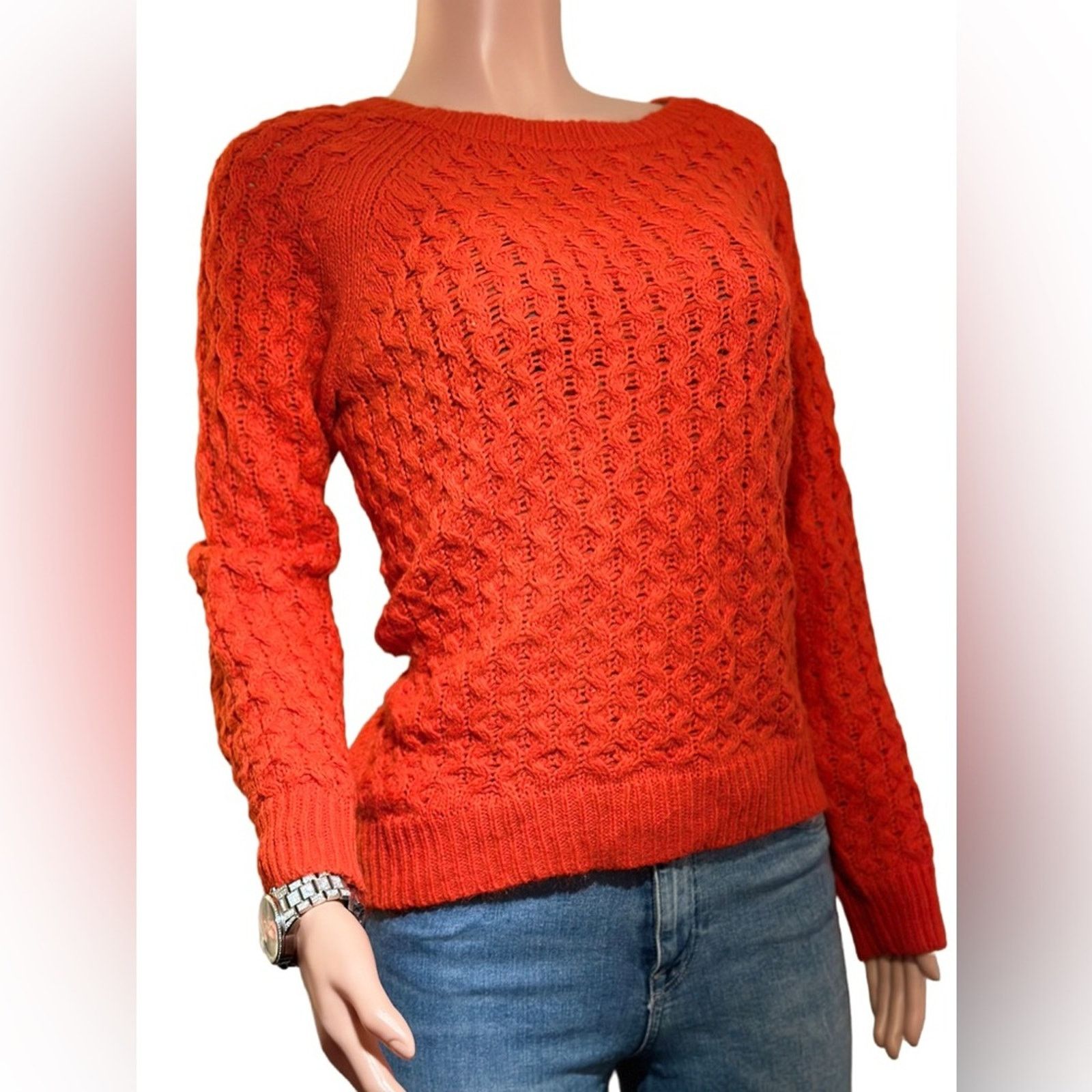 H&M H&M Cable Knit Sweater Size M / US 6-8 / IT 42-44 - 3 Thumbnail