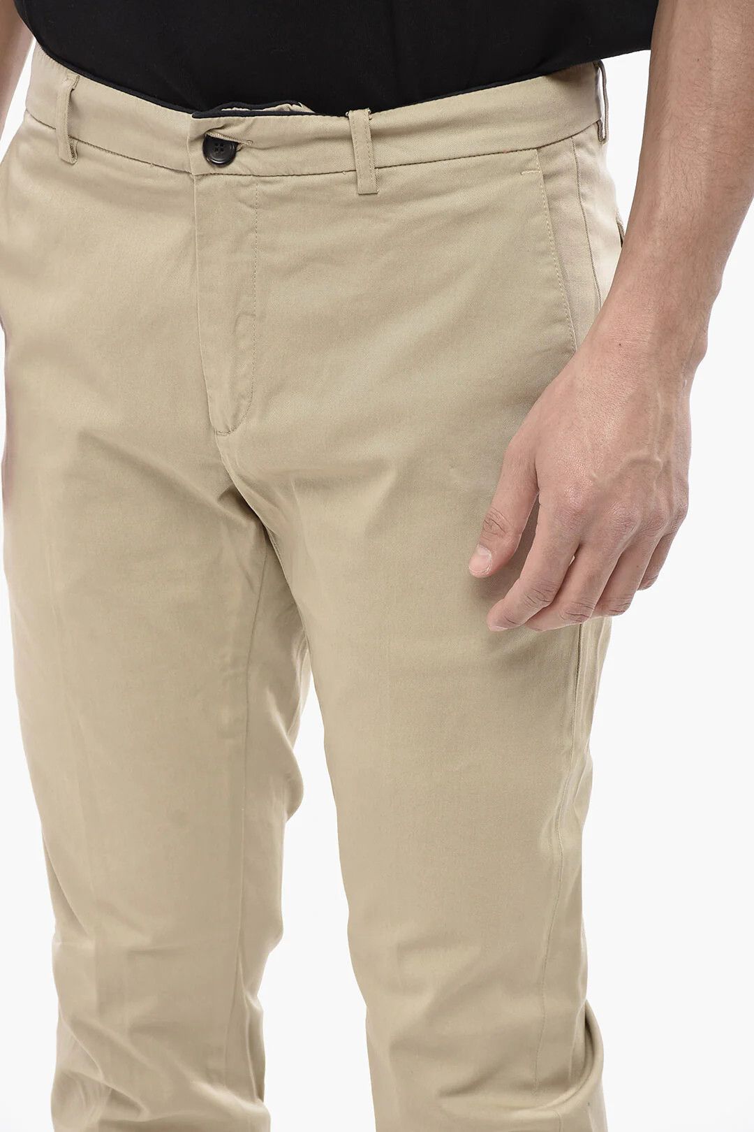 DEPARTMENT5 og1mm0326 Stretch Cotton Pant in Beige Size US 32 / EU 48 - 3 Thumbnail