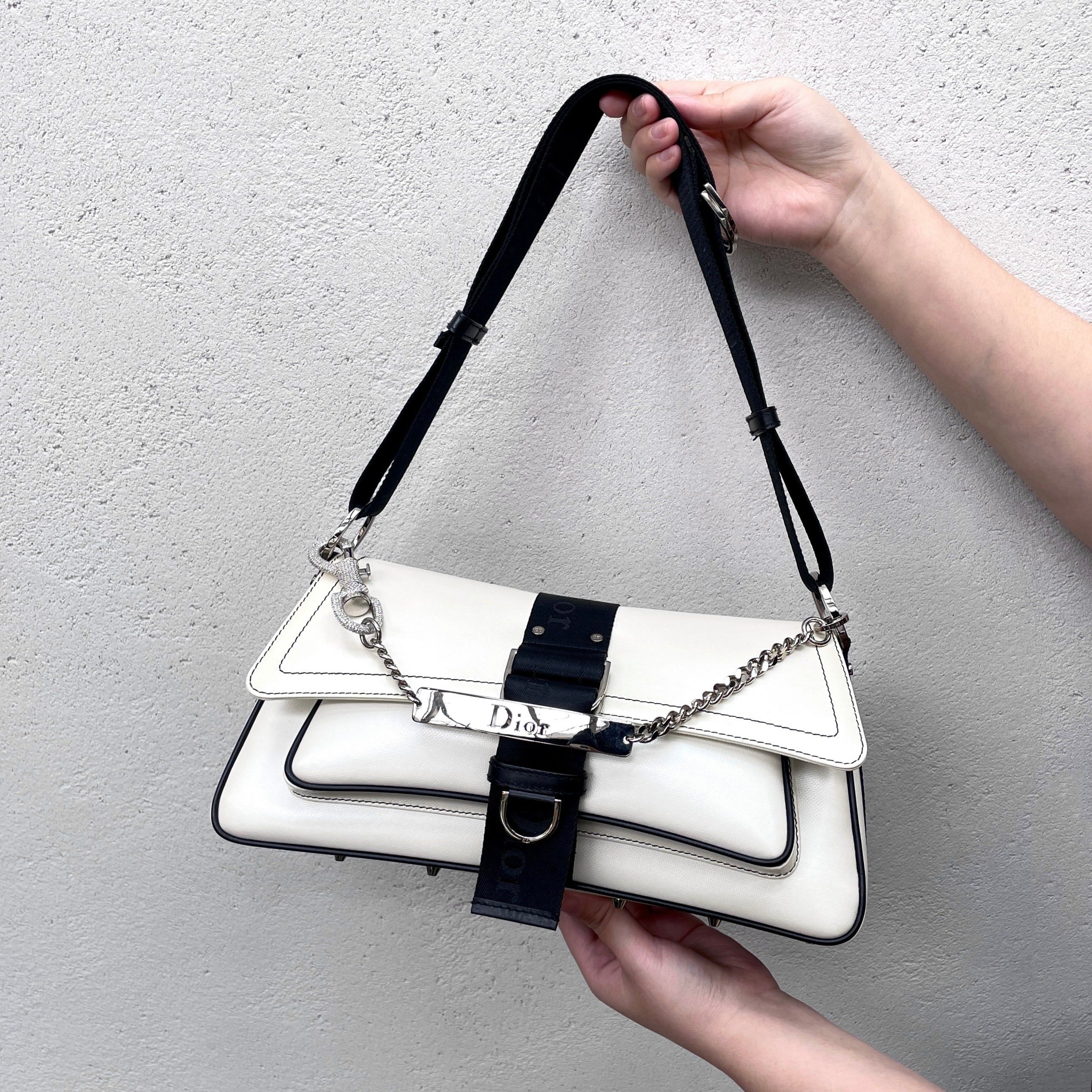Dior Christian Dior Hardcore Linestone Chain Handbag Size ONE SIZE - 1 Thumbnail