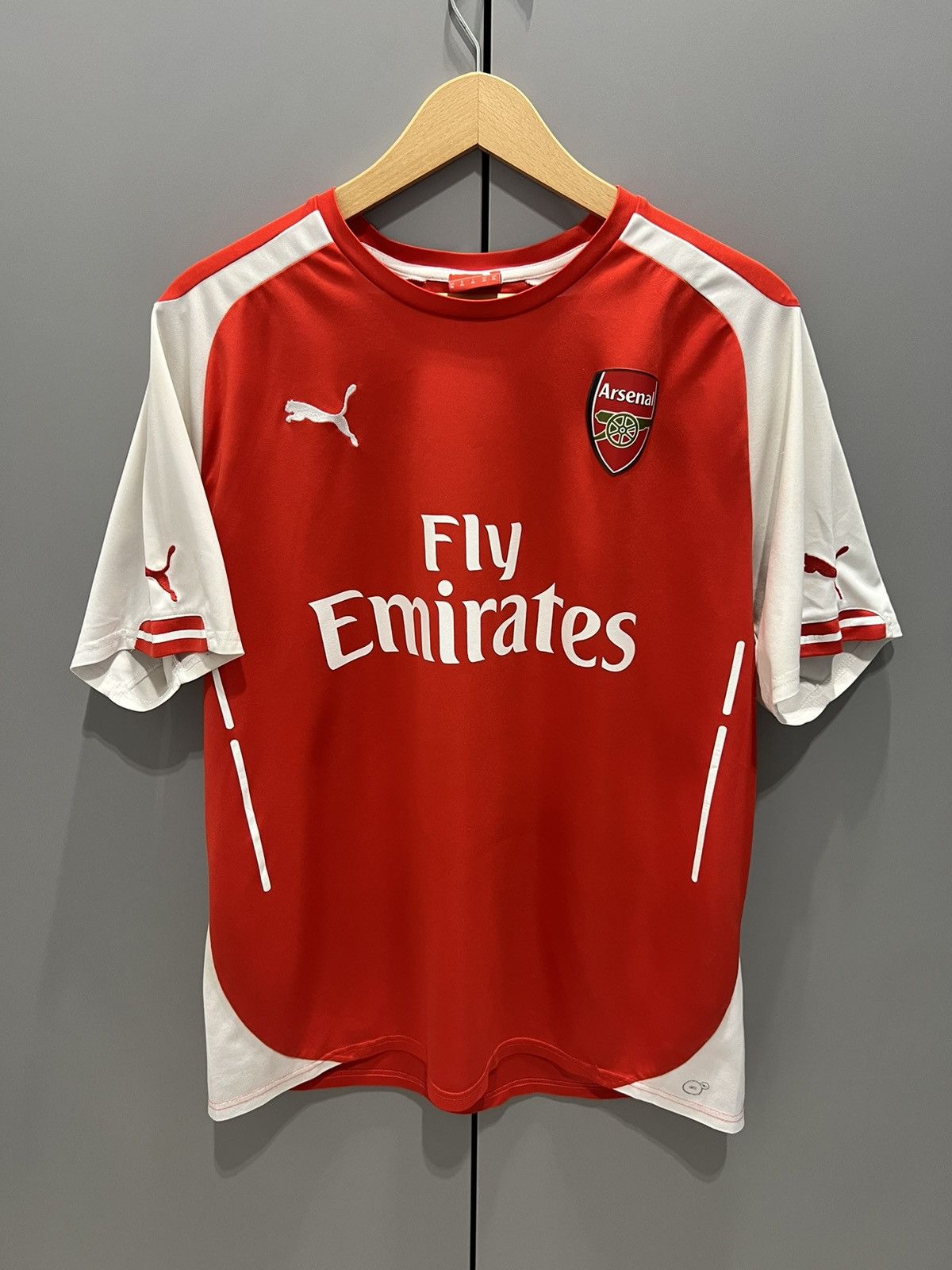 Puma Puma Arsenal Football Shirt Mens 14-15 Home Jersey Size US XL / EU 56 / 4 - 5 Thumbnail