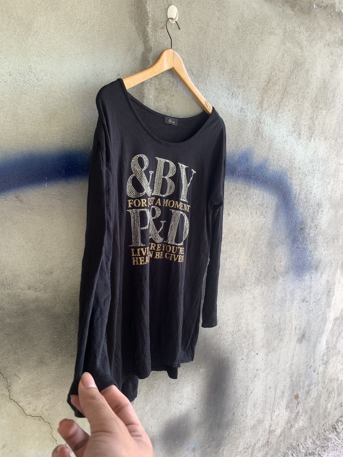 Beauty Beast × If Six Was Nine × Japanese Brand &BYP&D JAPANESE BRAND LONG SLEEVE POEM IFSIX STYLE Size L / US 10 / IT 46 - 3 Thumbnail