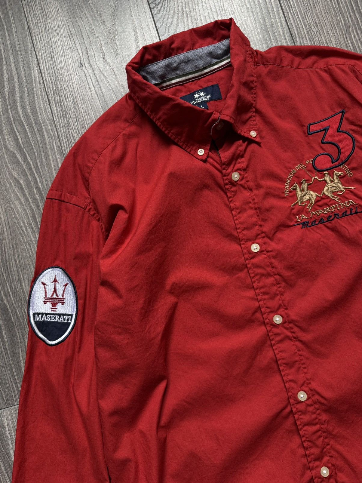 La Martina La Martina Maserati Polo Team Shirt M Size US M / EU 48-50 / 2 - 5 Thumbnail