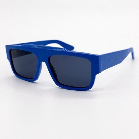 Gucci NEW GUCCI SUNGLASSES GG1460S 008 BLUE MEN EYEWEAR GUCCI Size ONE SIZE - 3 Thumbnail