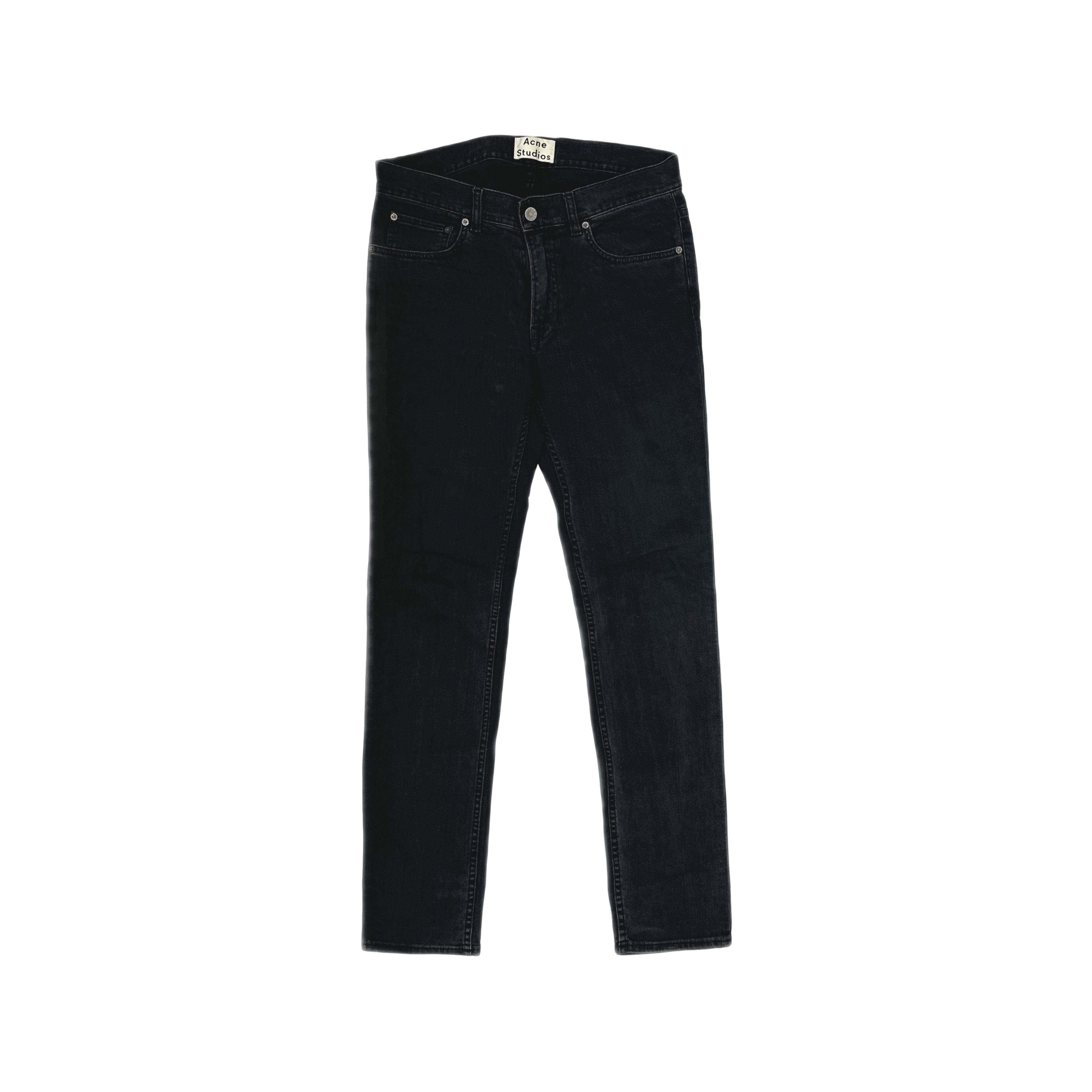 Acne Studios Acne Studios Ace Used Cash Black Denim Jeans 32 Size US 32 / EU 48 - 1 Thumbnail