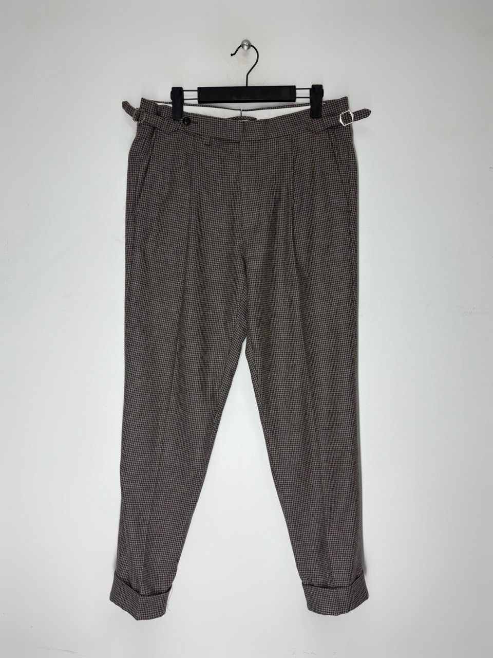 Suitsupply Suitsupply 3 Piece Suit Houndstooth Pattern Wool Cashmere Size 38S - 17 Thumbnail