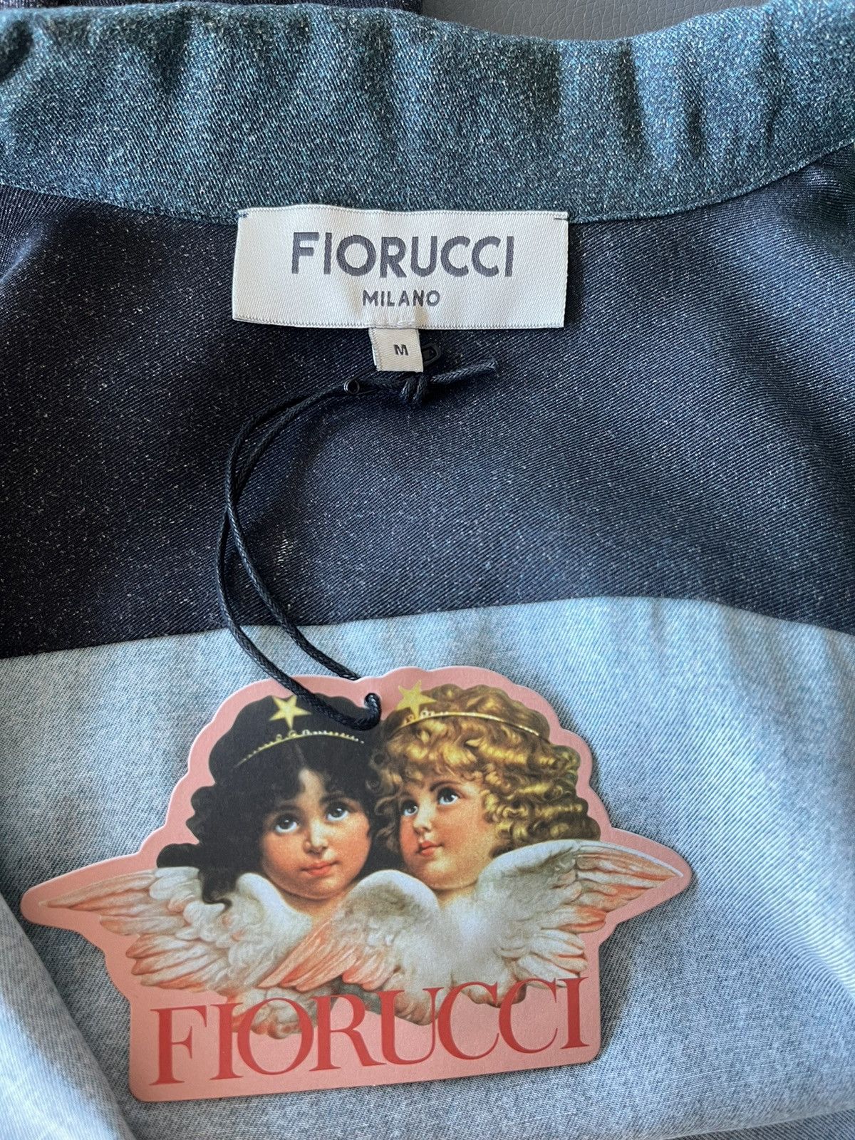Fiorucci Limited Rare Brand New Runway Fiorucci Angel 👼 Tencel Shirt Size US M / EU 48-50 / 2 - 11 Thumbnail