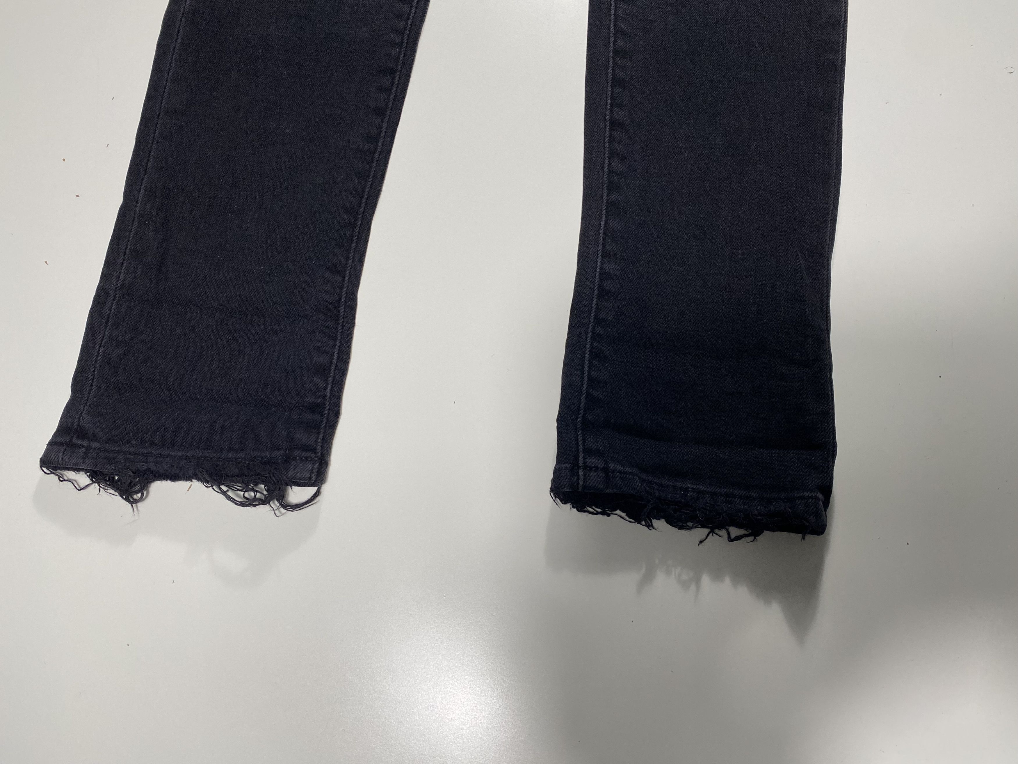 Purple Brand Purple Brand P002-29 Slim Black Blowout Repair Jeans 29x32 Size US 29 - 3 Thumbnail
