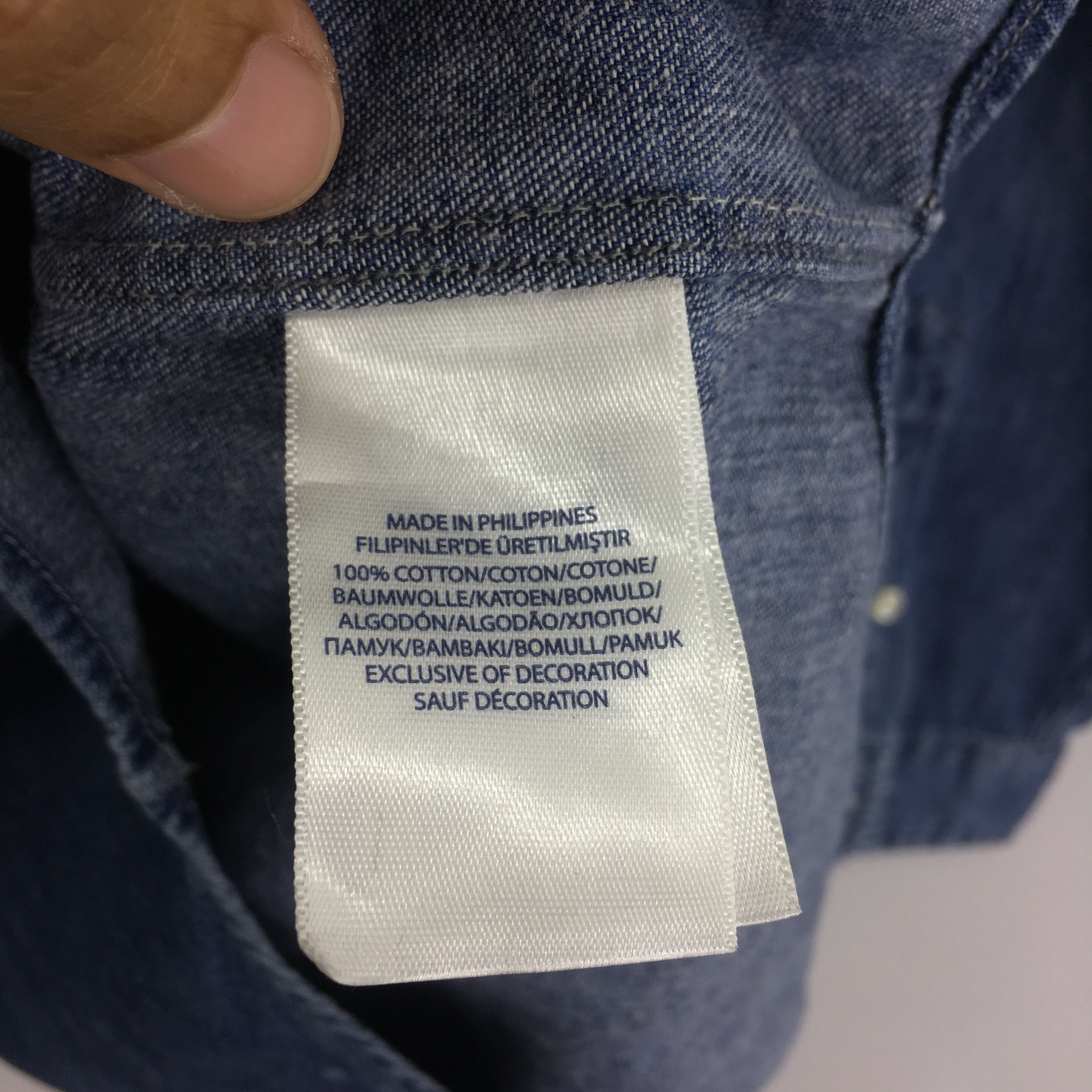 Polo Ralph Lauren Vintage Polo Ralph Lauren Denim Shirt Polo Pony RL Jeans Size US S / EU 44-46 / 1 - 10 Thumbnail