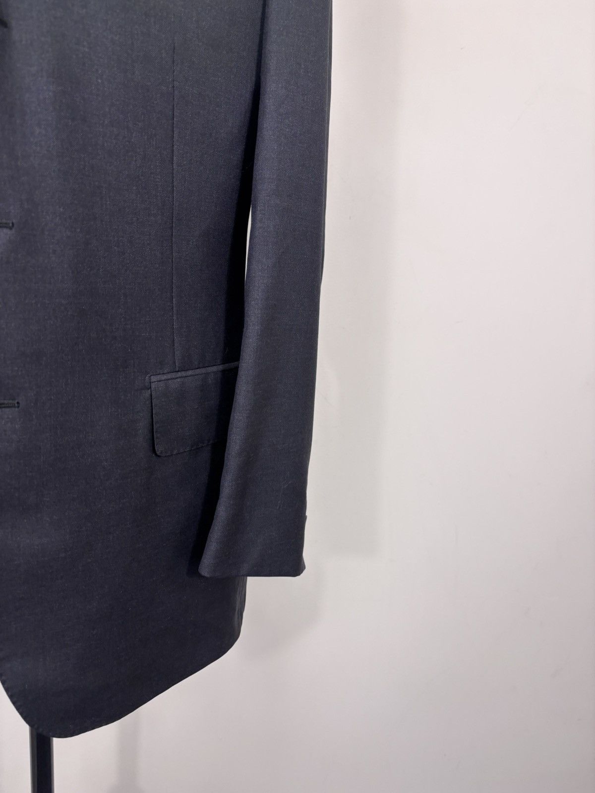 Corneliani Corneliani Linea Sartoria Men’s Grey Wool Blazer Jacket Size 48R - 6 Thumbnail