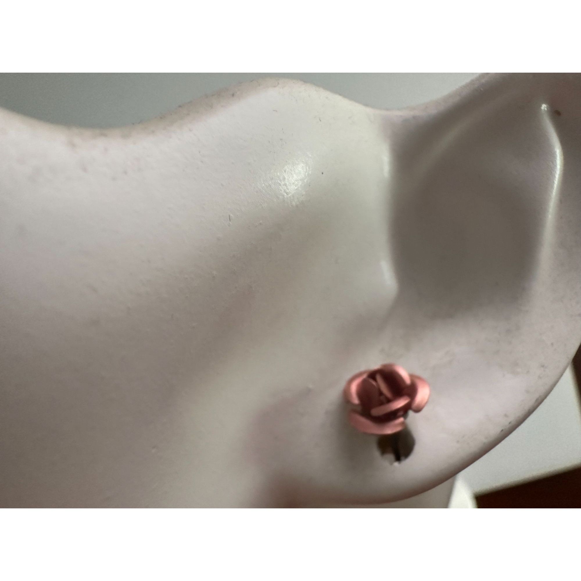 Other Three Pairs of Women's Rose Flower Stud Earrings with Backin Size ONE SIZE - 11 Thumbnail
