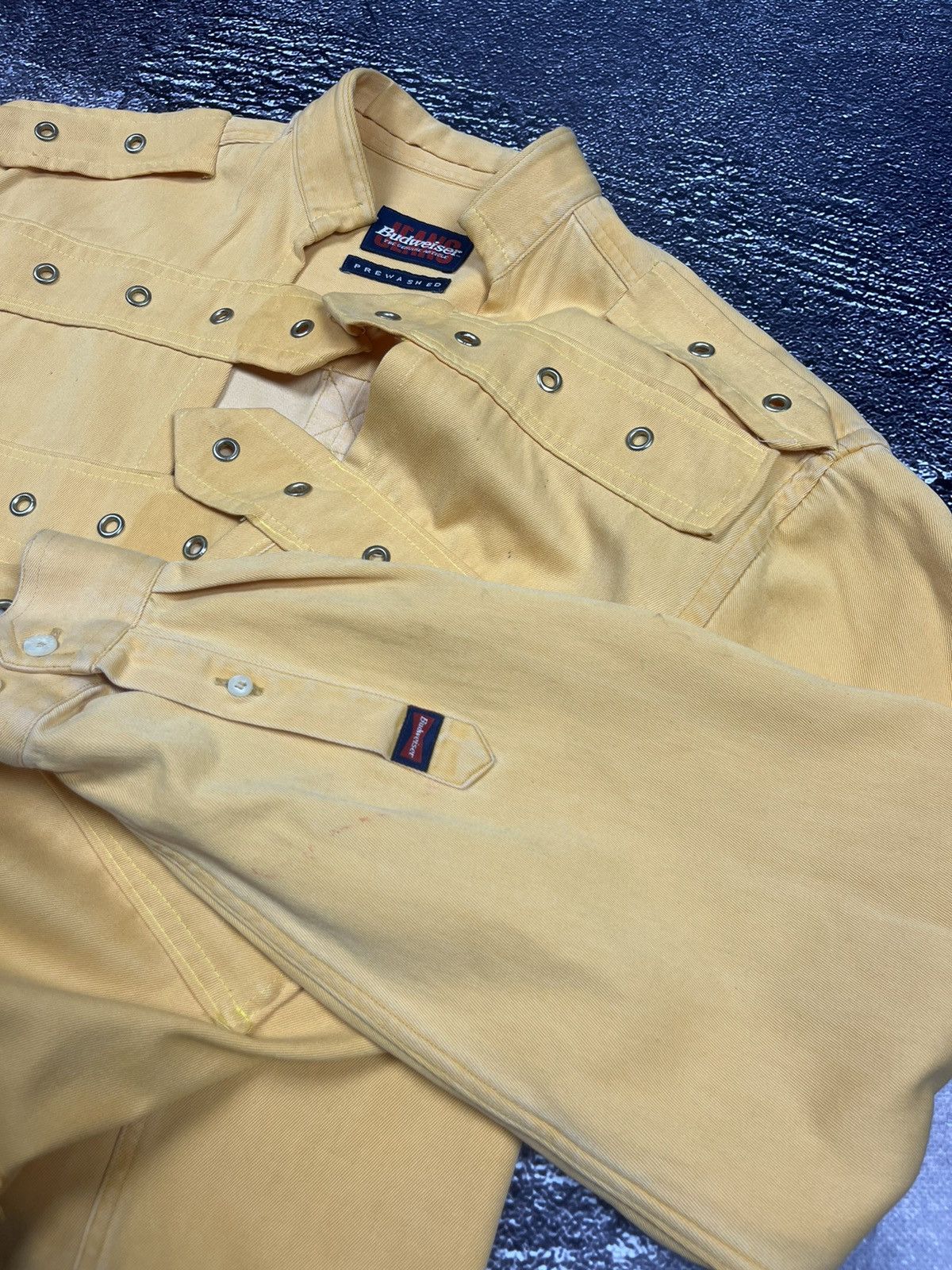 Vintage Vintage Budweiser Avant-garde Yellow jacket Size M Size M / US 6-8 / IT 42-44 - 11 Thumbnail