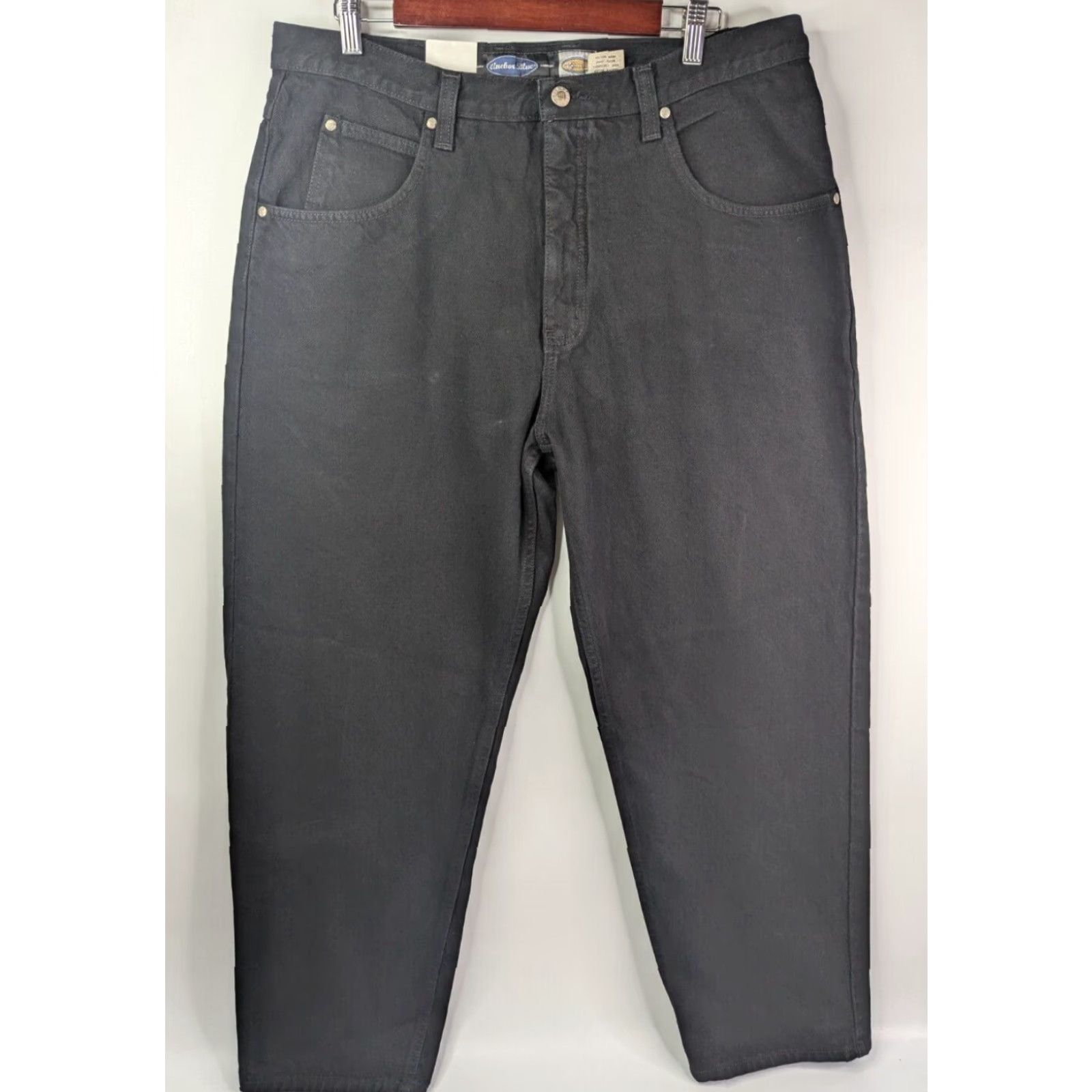 Anchor Blue VINTAGE Anchor Blue Jeans Men's 36x29 Relaxed Fit Black Denim Skater Y2K Jeans Mens Size US 36 / EU 52 - 4 Thumbnail