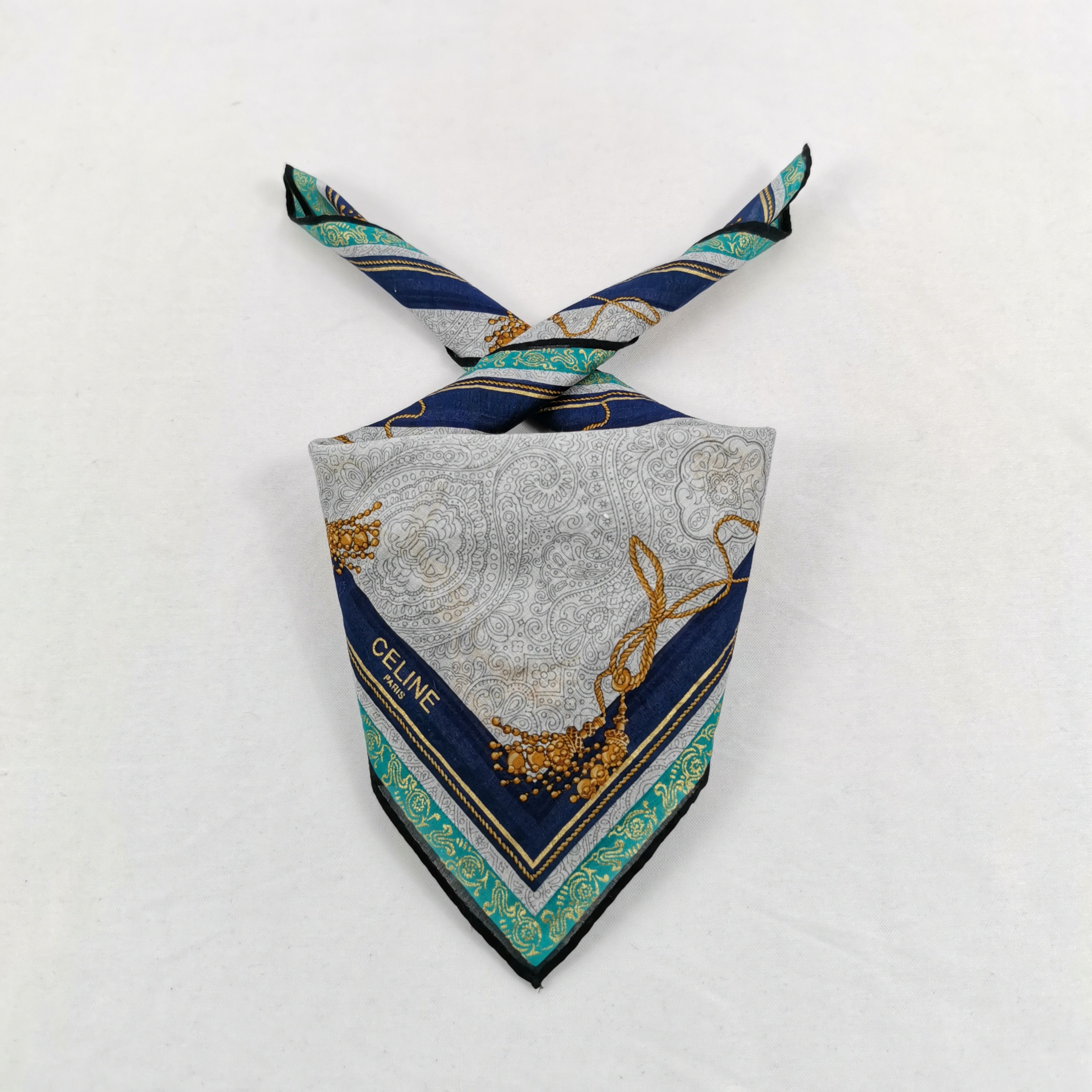 Celine Vintage Celine Paris Handkerchief Neckerchief 56789 Size ONE SIZE - 1 Thumbnail