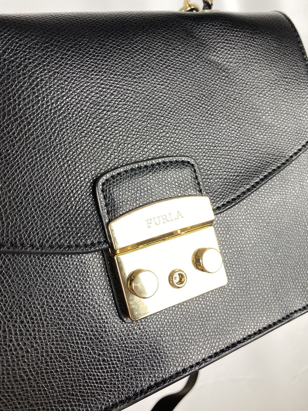 Furla Furla Genuine Leather Metropolis Top Handle Crossbody Bag Size ONE SIZE - 18 Thumbnail