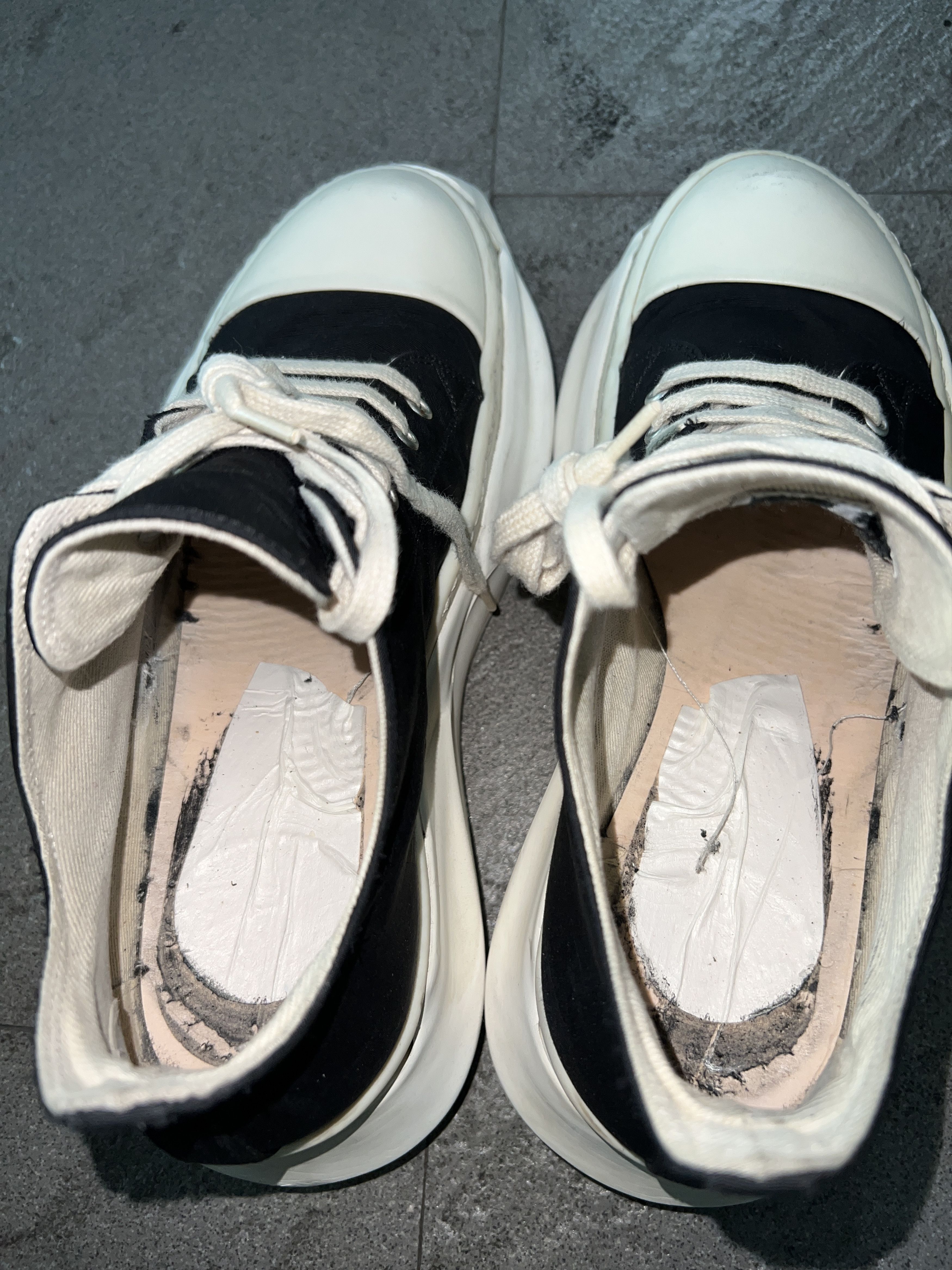 Rick Owens Drkshdw Rick Owens DRKSHDW Abstract Low Sneakers Black EU41 Size US 8 / EU 41 - 10 Thumbnail