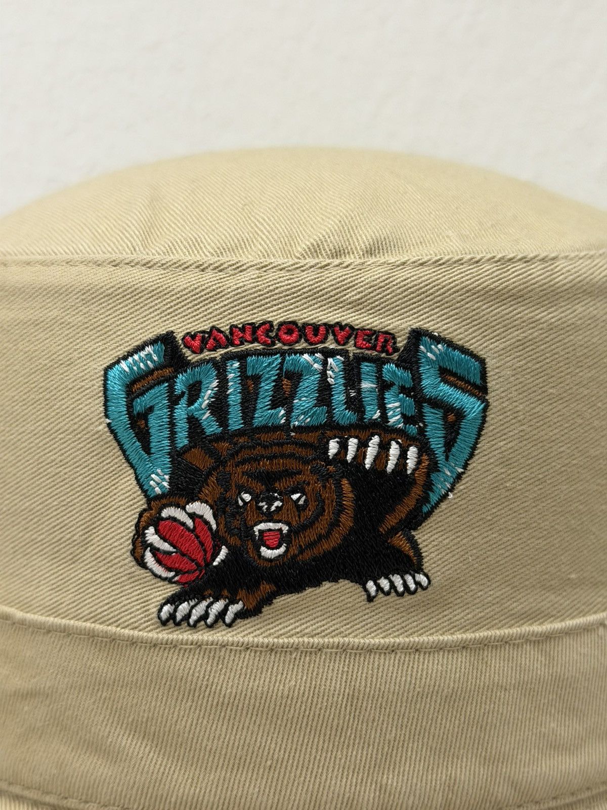 NBA Vintage 90s Vancouver Grizzlies Bucket Hat Safari Size S/M Size ONE SIZE - 2 Thumbnail