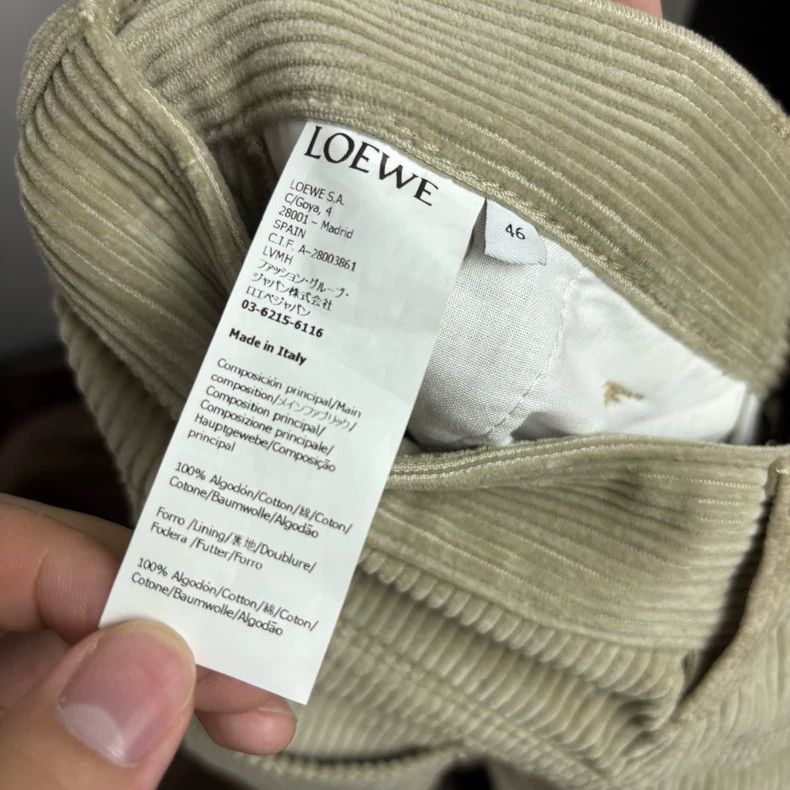 Loewe LOEWE Oily green cotton water-washable logging pants Size 30" / US 8 / IT 44 - 4 Thumbnail