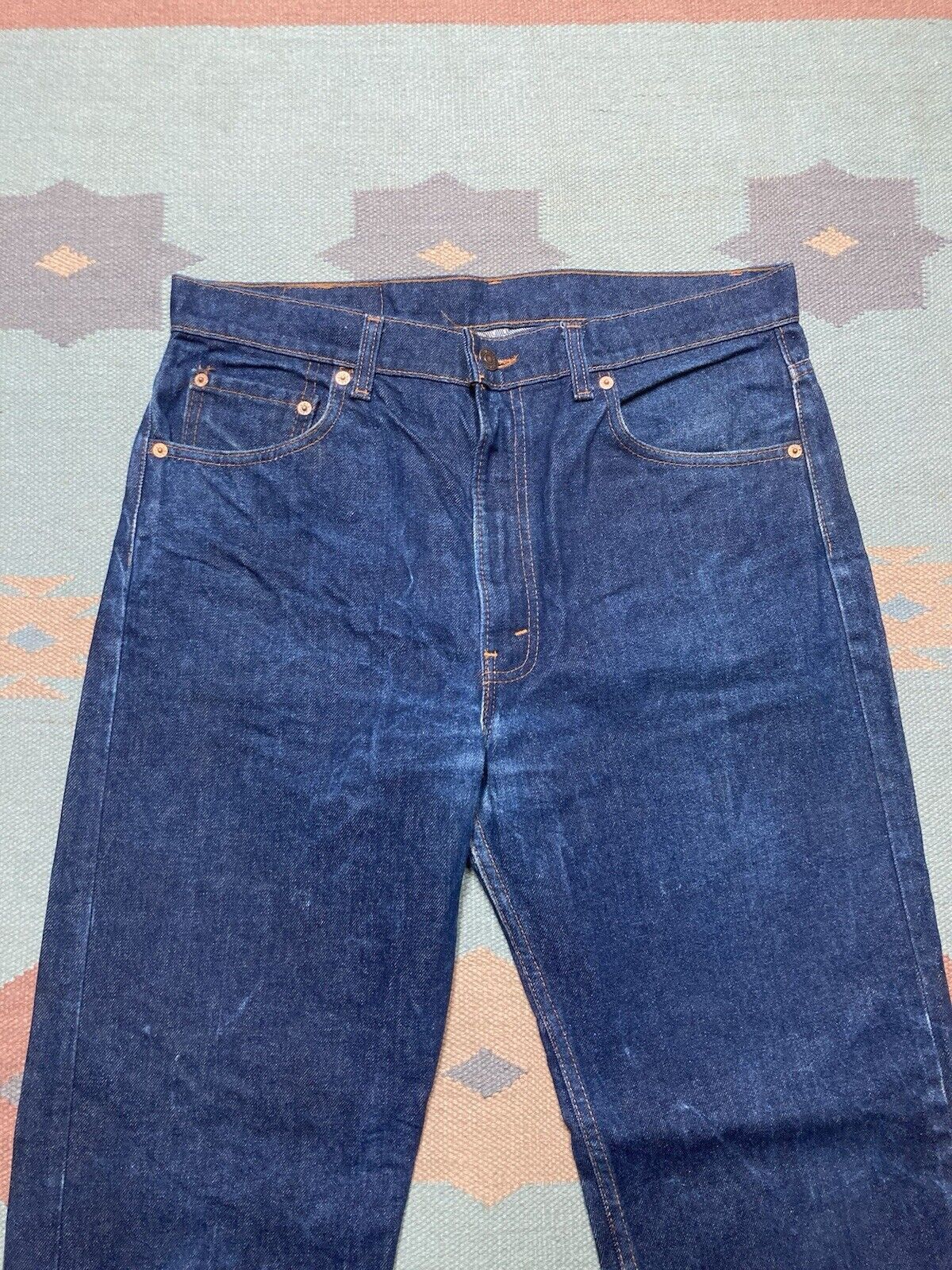Levi's × Vintage VTG 80s Levi’s 505 xx jeans dark wash crispy straight 35x31 Size US 35 - 8 Thumbnail
