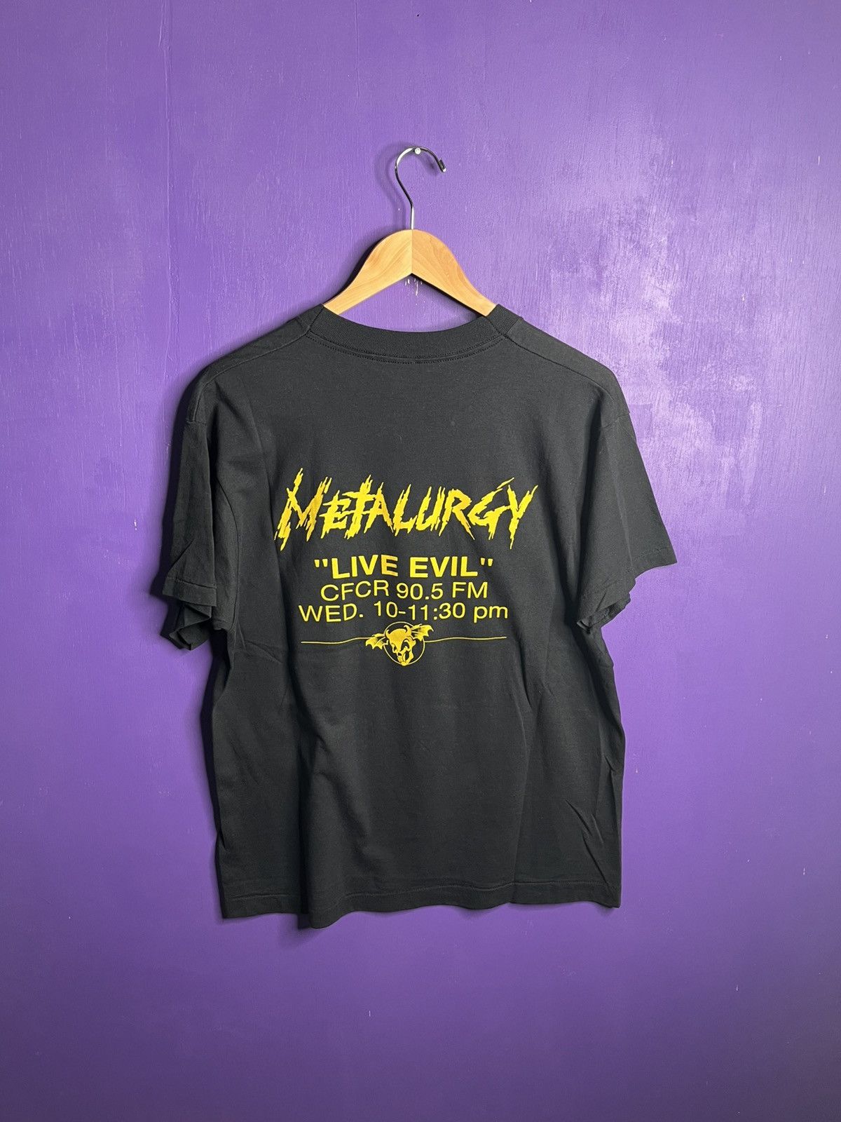 Band Tees × Vintage Vintage 80s Metalurgy live evil concert t-shirt Size US L / EU 52-54 / 3 - 2 Thumbnail