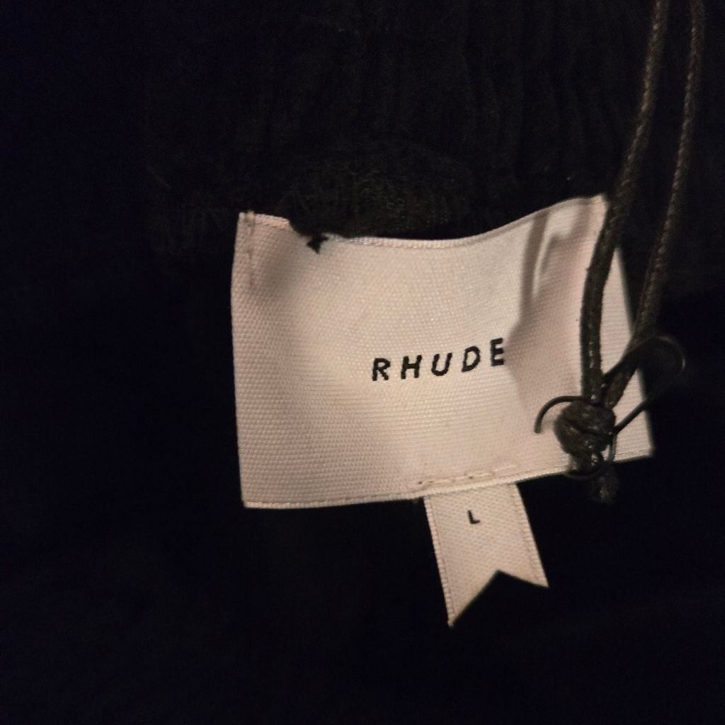Rhude Rhude Black Velour Pant Size L NWT Size US 34 / EU 50 - 3 Thumbnail