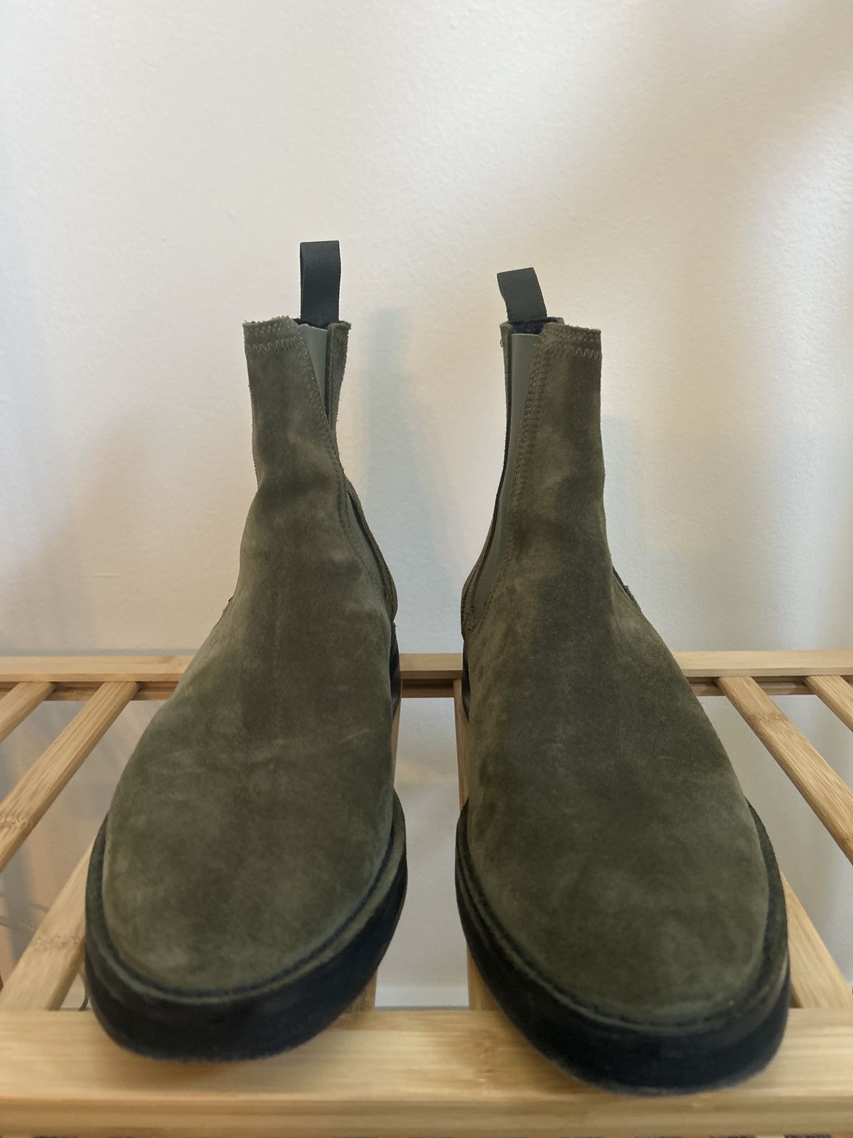 Yeezy Yeezy Season 6 Green Suede Chelsea Boots 11 US Men’s Size US 11 / EU 44 - 1 Thumbnail