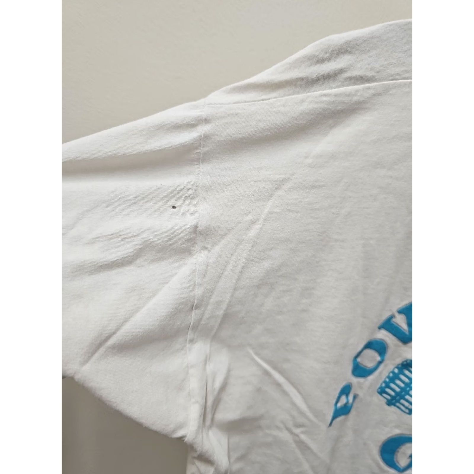 Vintage VINTAGE Powerhouse Gym T-Shirt Mens XL White Cotton Crew Neck Short Sleeve USA Fairfield New Jersey Bodybuilding Size US XL / EU 56 / 4 - 6 Thumbnail