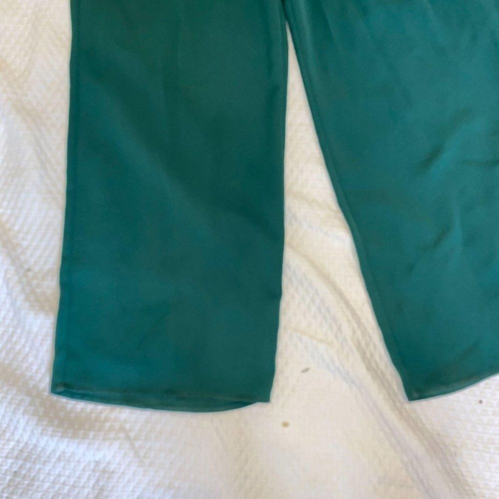 Other 19 Cooper Strapless Crepe Emerald Green Jumpsuit | Sz S Size 27" / US 4 / IT 40 - 2 Thumbnail