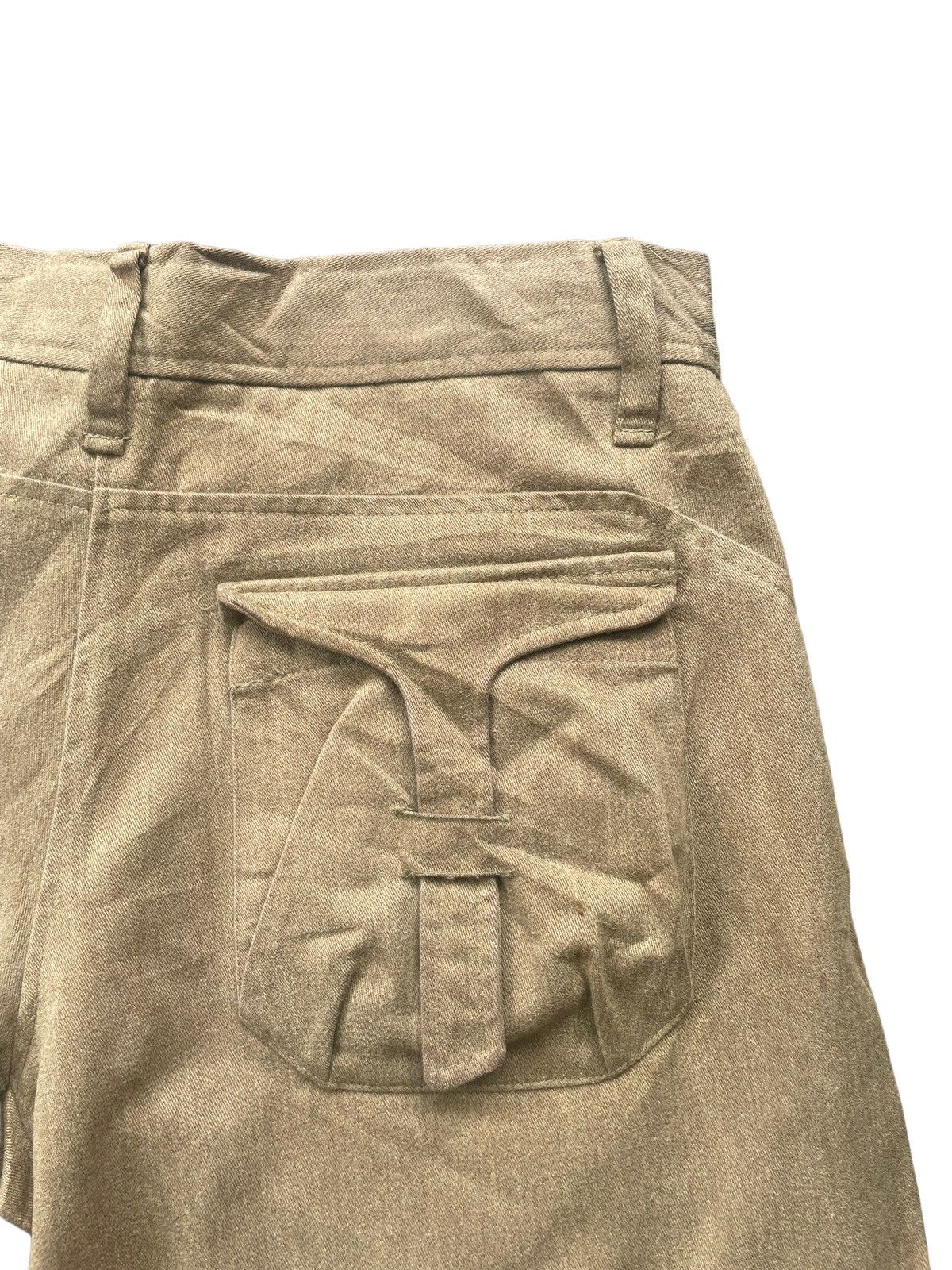 If Six Was Nine × Japanese Brand × Le Grande Bleu (L.G.B.) Vintage Lao Targa Flare Cargo Pant Size 30" / US 8 / IT 44 - 8 Thumbnail