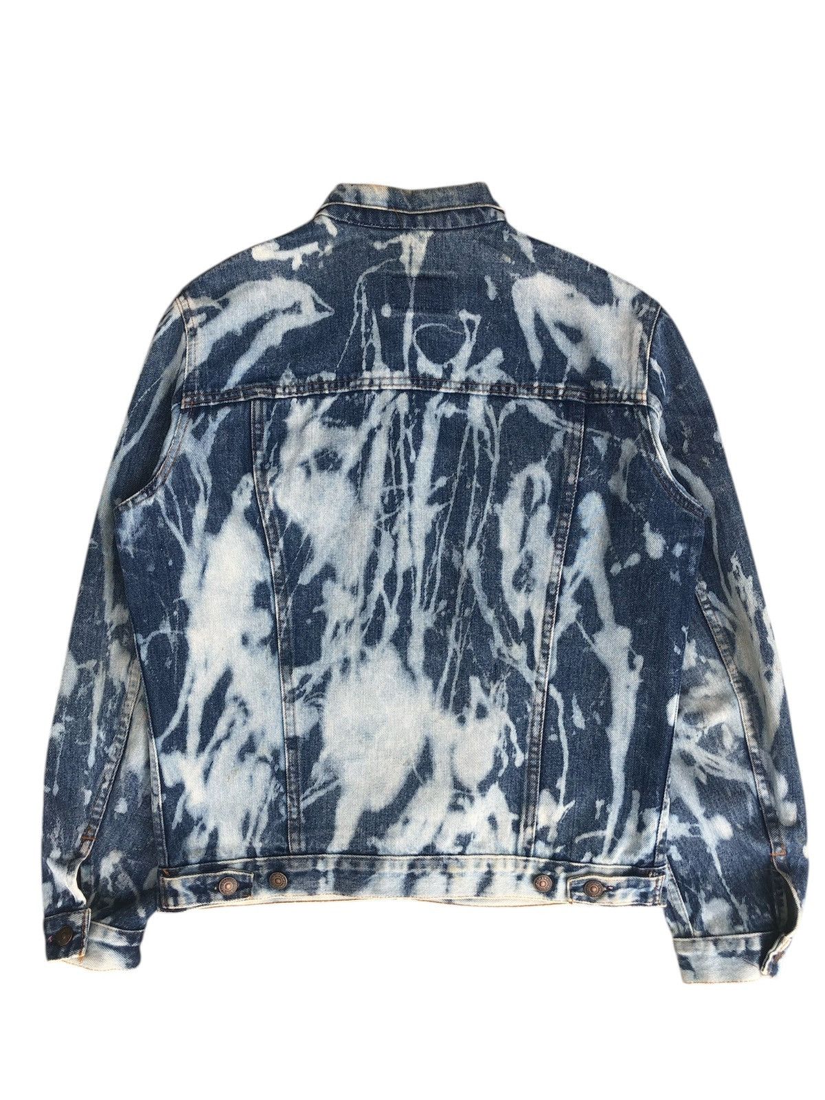 Levi's Vintage 80’s Levi’s Acid Wash Denim Jacket Distressed Denim Size US L / EU 52-54 / 3 - 4 Thumbnail