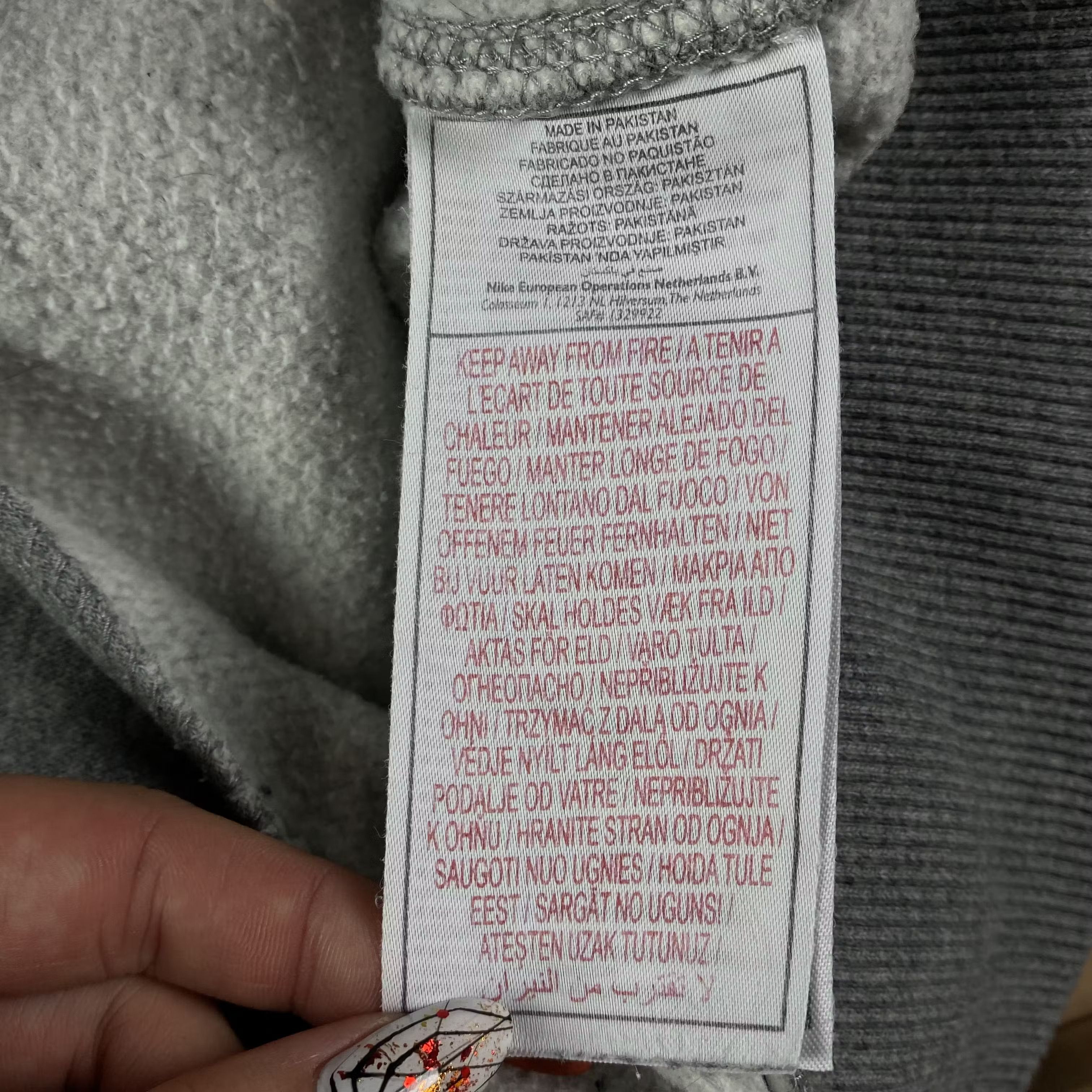 Nike × Vintage Men’s Full Zip Hoodie Nike Vintage Size L Size US L / EU 52-54 / 3 - 5 Thumbnail