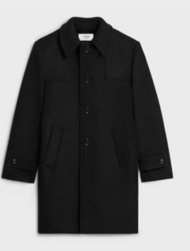 Celine o1w1db10526 2M08D8 Duffle Coat in Black Size US XL / EU 56 / 4 - 1 Thumbnail