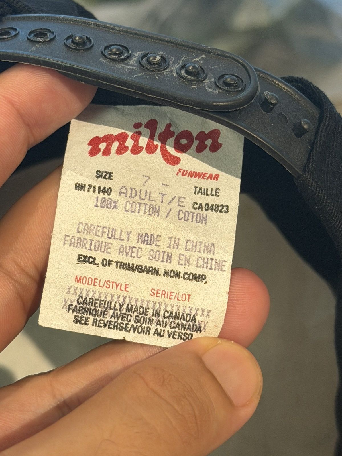 Vintage Vintage Malcom x hat Size ONE SIZE - 11 Thumbnail