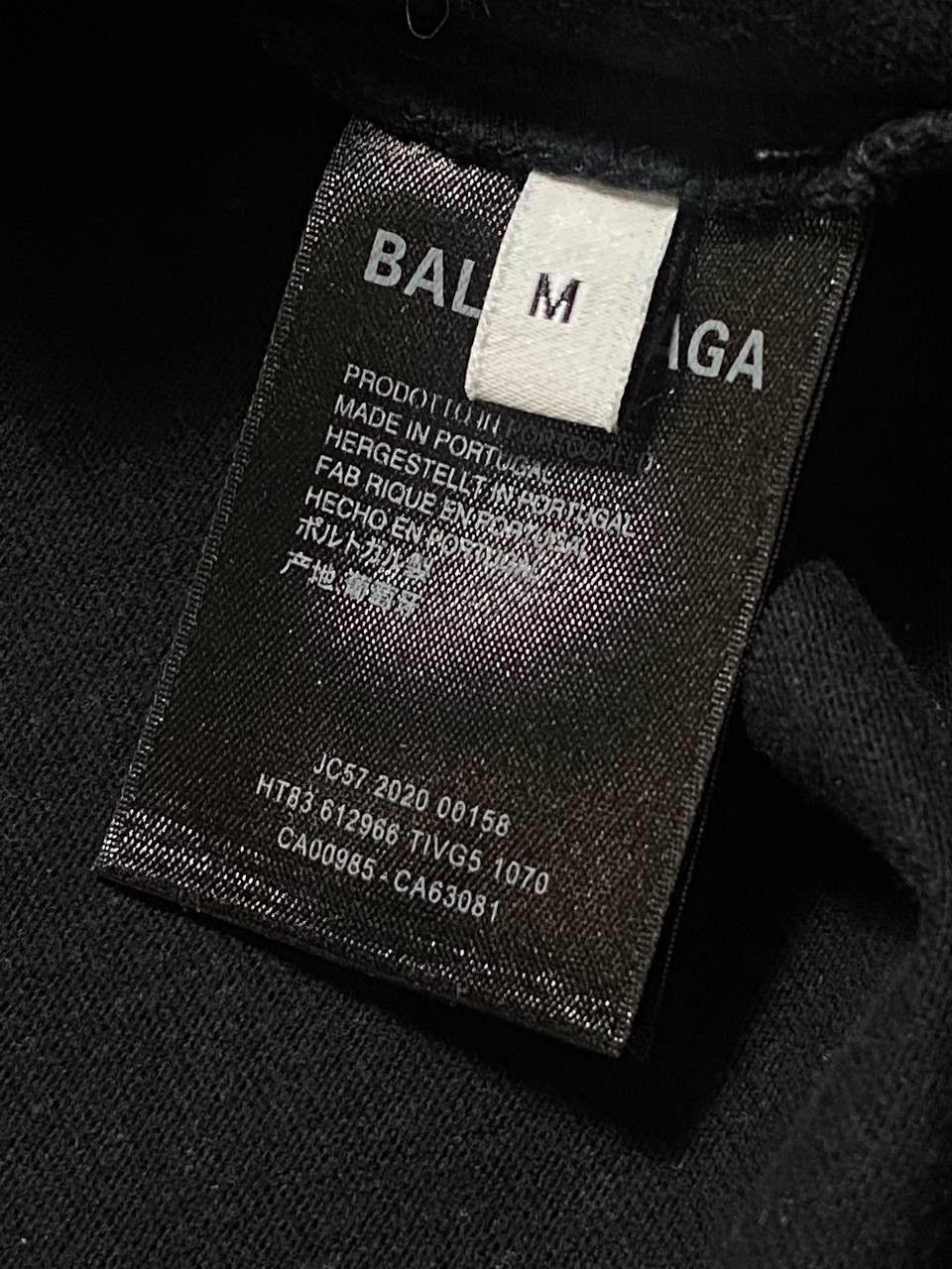 Balenciaga Balenciaga Defile black t-shirt tee ss20 Size US M / EU 48-50 / 2 - 12 Thumbnail